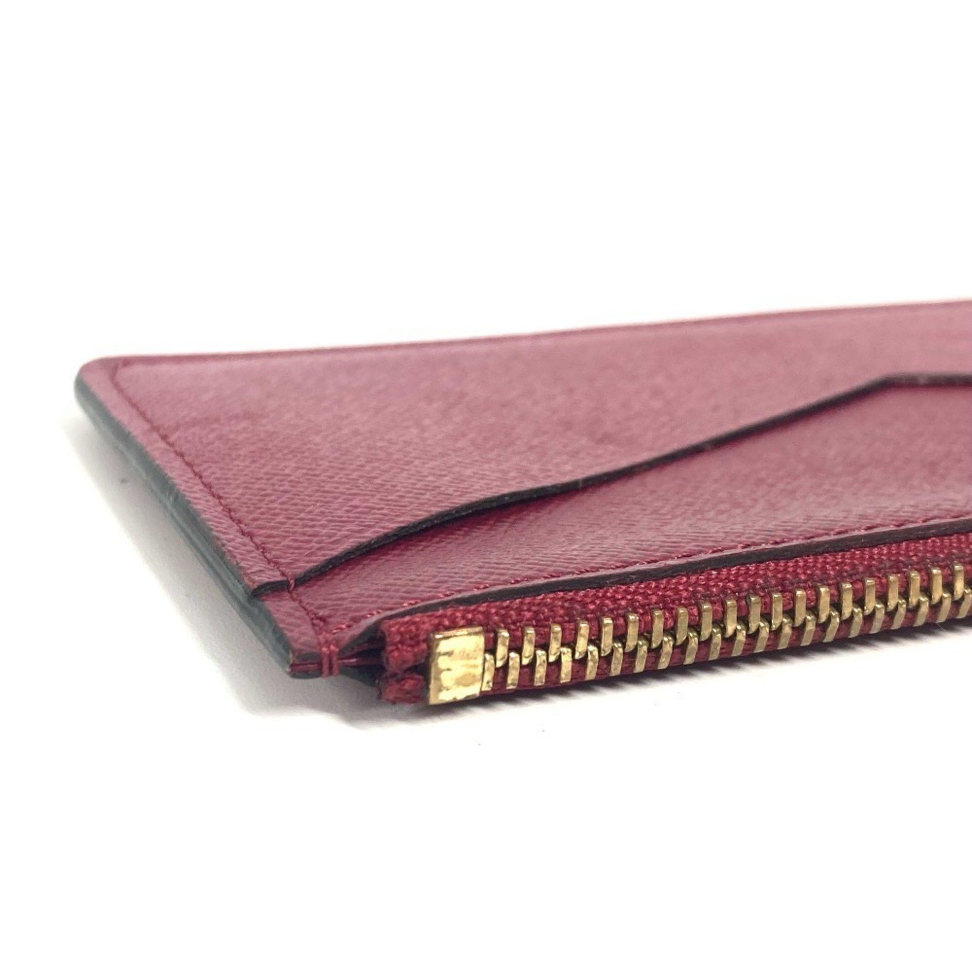 Louis Vuitton LOUIS VUITTON M62155 Monogram Portefeuille Jeanne Long Wallet Flap Canvas Women's Fuchsia Brown Size ONE SIZE - 11 Thumbnail