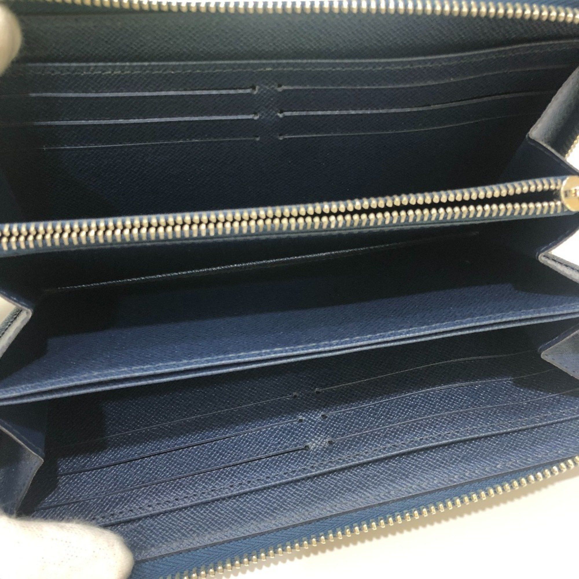 Louis Vuitton LOUIS VUITTON M60307 Epi Leather Zipper Wallet Long Women's Indigo Blue Size ONE SIZE - 6 Thumbnail