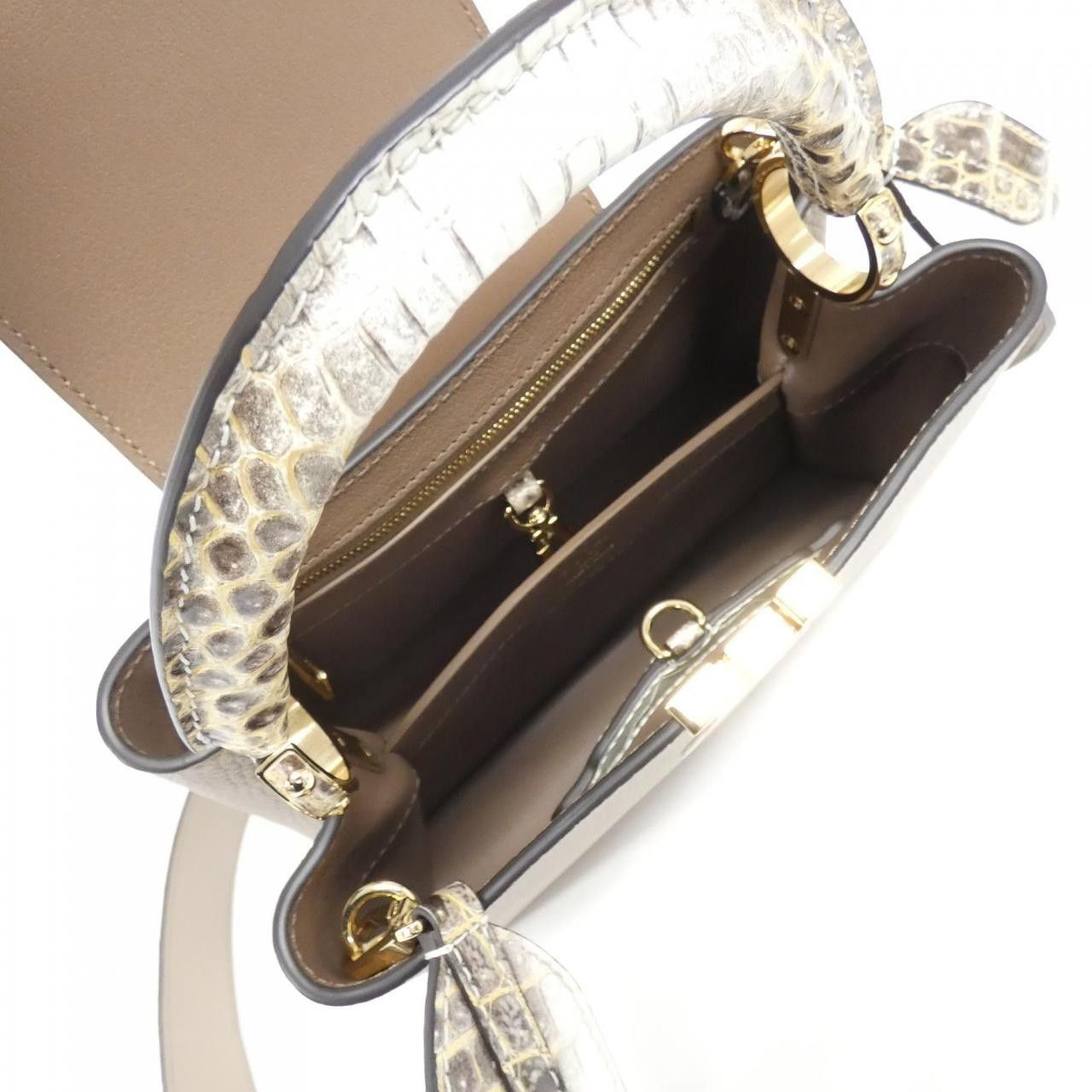 Louis Vuitton Louis Vuitton Louis Vuitton Capucines BB Exotic Leather Bag Leather Handbag Size ONE SIZE - 7 Thumbnail