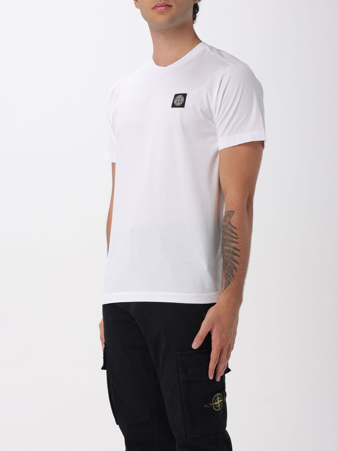 Stone Island Stone Island T-Shirt Men White Size US S / EU 44-46 / 1 - 3 Thumbnail