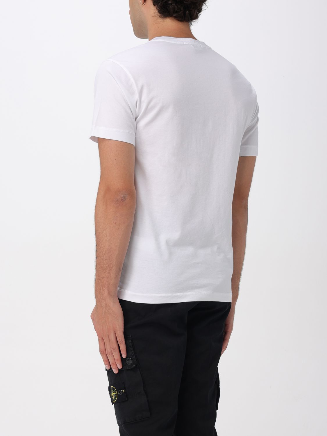 Stone Island Stone Island T-Shirt Men White Size US XXL / EU 58 / 5 - 2 Thumbnail