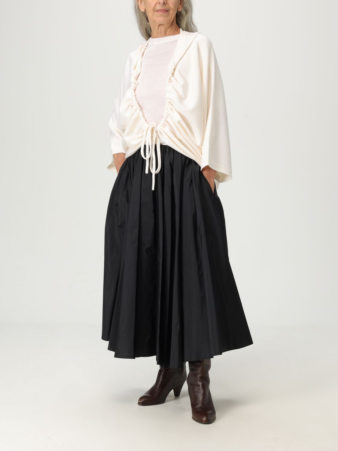 Max Mara Max Mara Sweater Woman White Size M / US 6-8 / IT 42-44 - 2 Thumbnail