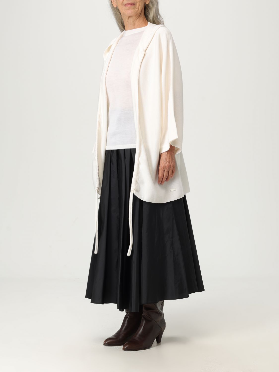 Max Mara Max Mara Sweater Woman White Size S / US 4 / IT 40 - 4 Thumbnail