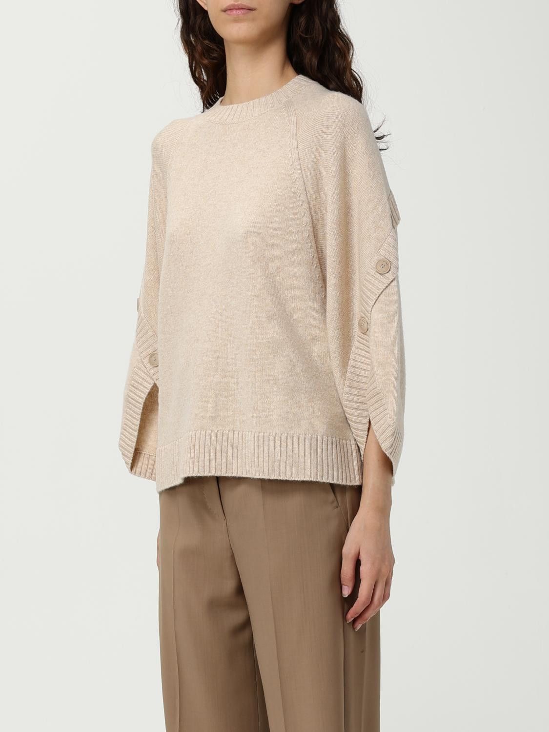 Max Mara Max Mara Sweater Woman Sand Size S / US 4 / IT 40 - 4 Thumbnail