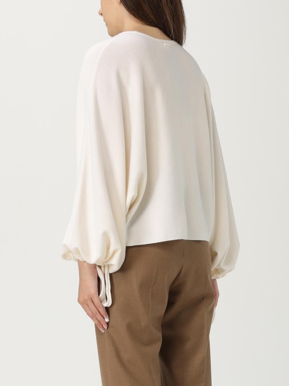 Max Mara Max Mara Sweater Woman White Size S / US 4 / IT 40 - 3 Thumbnail