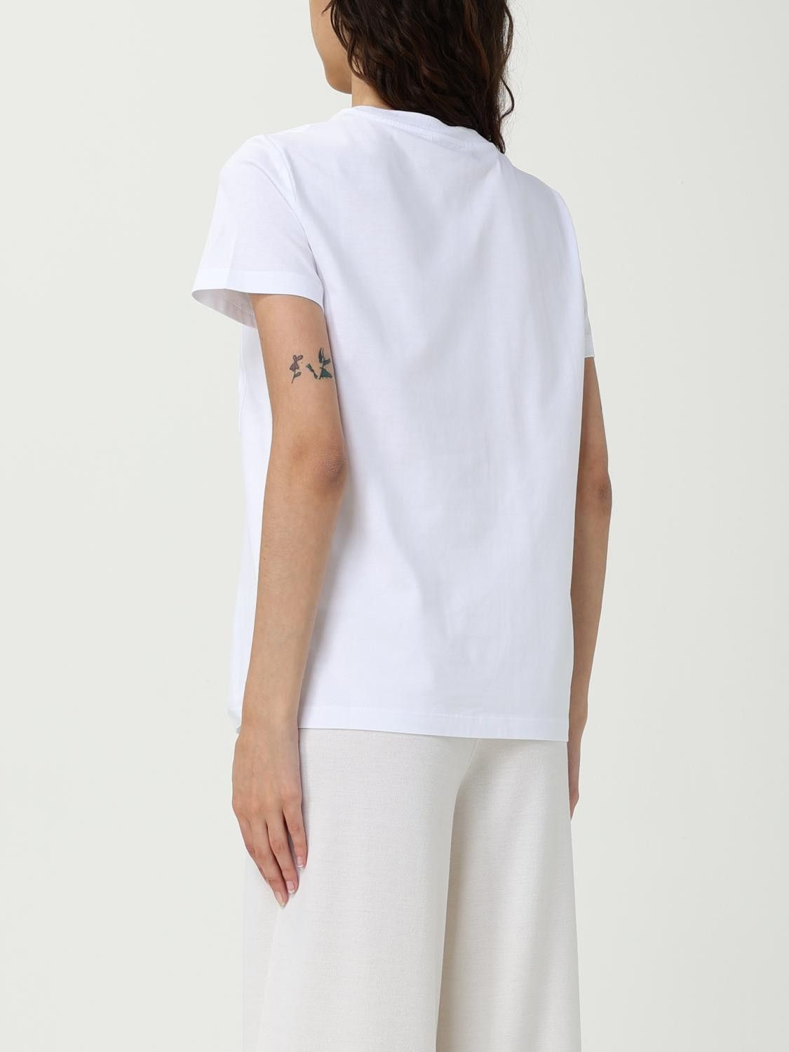 Max Mara Max Mara T-Shirt Woman White Size XS / US 0-2 / IT 36-38 - 3 Thumbnail