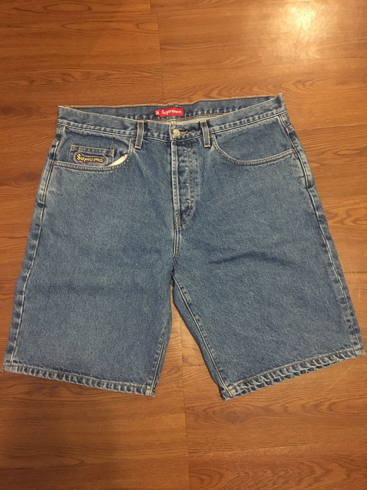 Supreme Supreme Gonz Blue Denim Shorts | Grailed