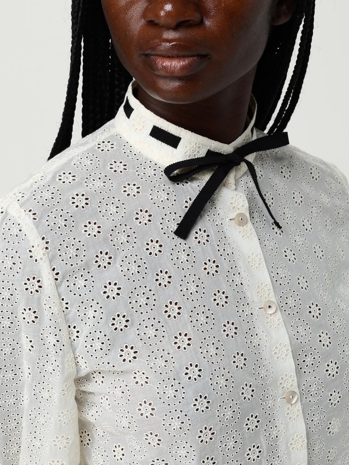 Valentino Valentino Shirt Woman Ivory Size M / US 6-8 / IT 42-44 - 4 Thumbnail