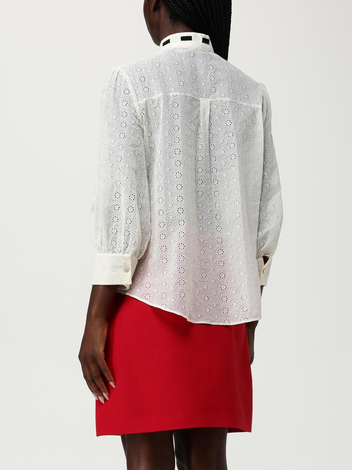 Valentino Valentino Shirt Woman Ivory Size M / US 6-8 / IT 42-44 - 2 Thumbnail