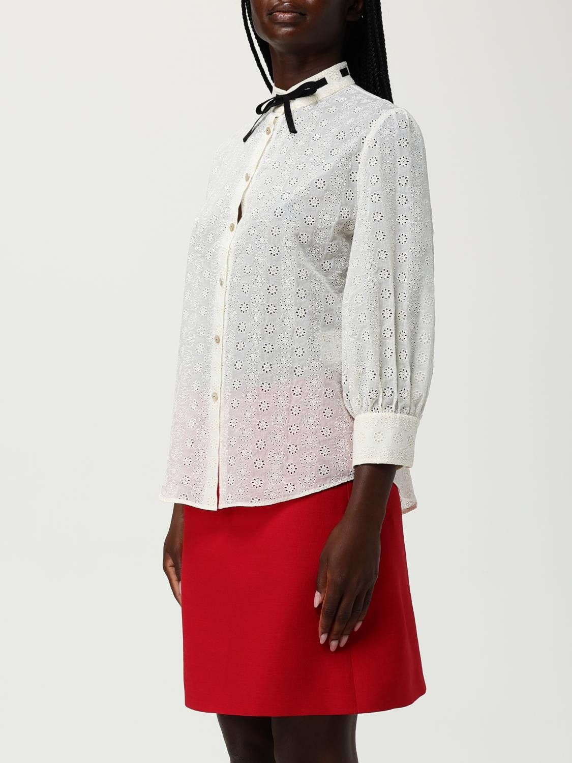 Valentino Valentino Shirt Woman Ivory Size M / US 6-8 / IT 42-44 - 3 Thumbnail