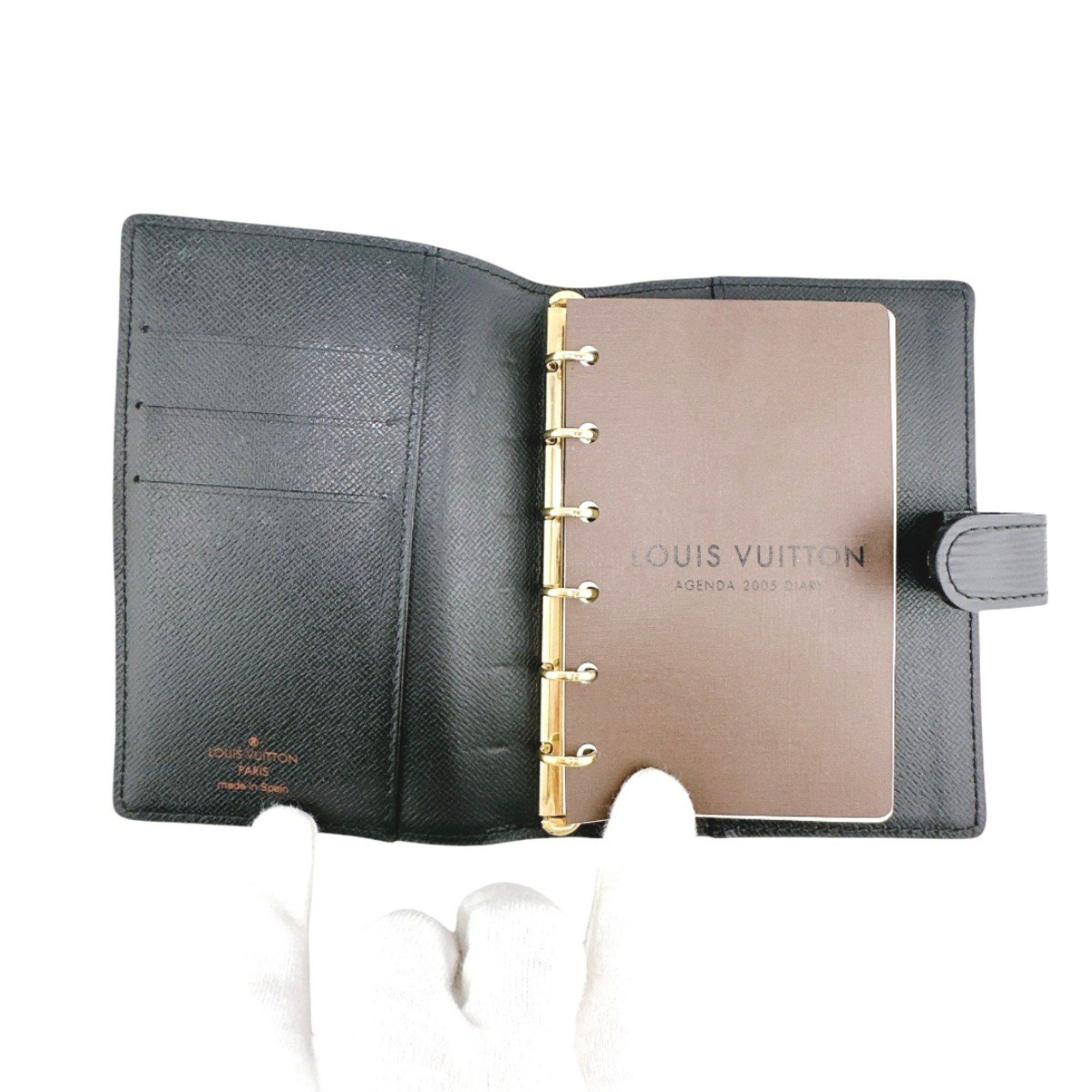 Louis Vuitton Louis Vuitton Planner Cover System Epi Agenda PM Leather R2005H Black Size ONE SIZE - 13 Thumbnail