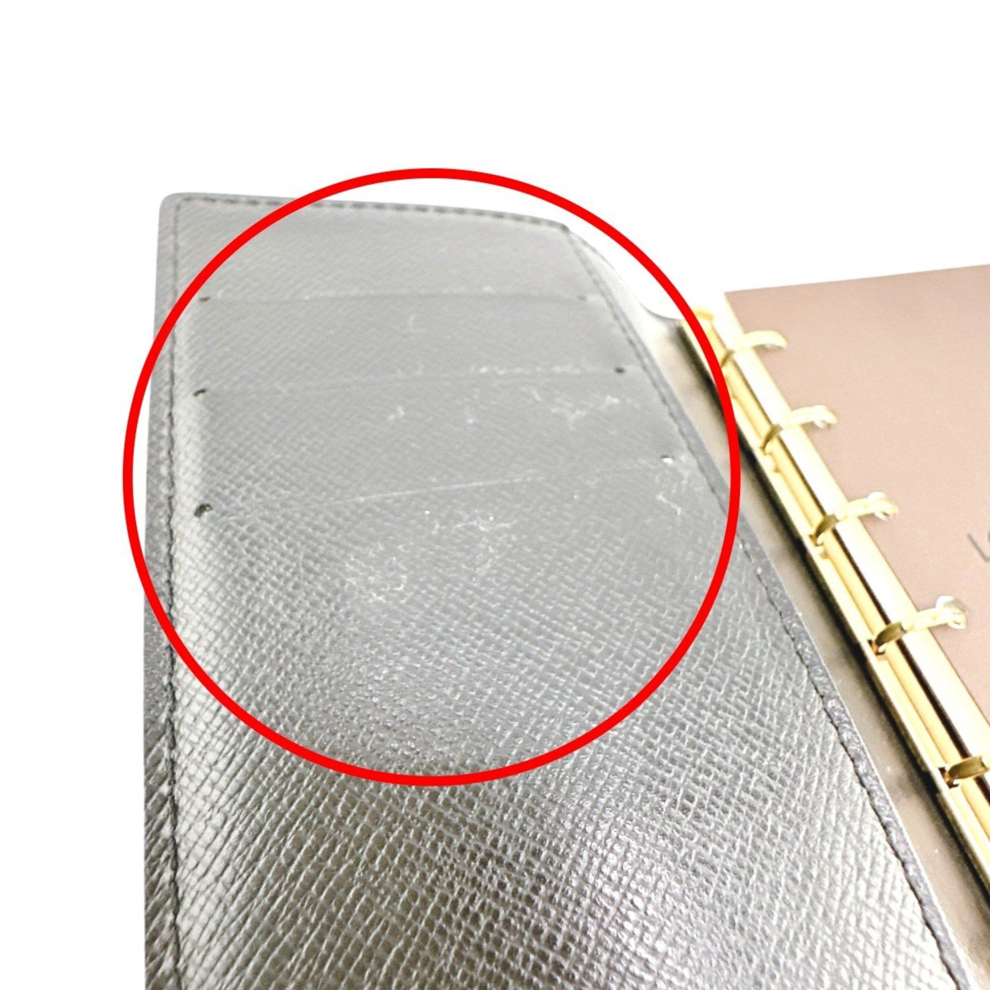 Louis Vuitton Louis Vuitton Planner Cover System Epi Agenda PM Leather R2005H Black Size ONE SIZE - 10 Thumbnail