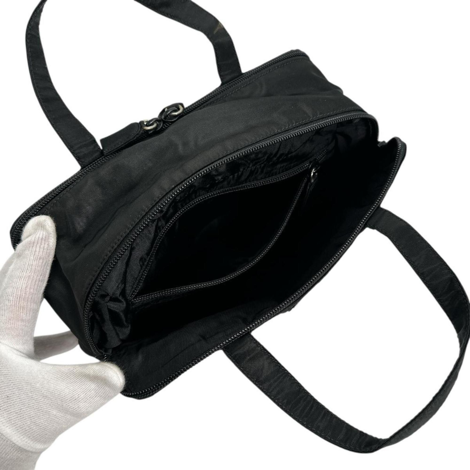 Prada PRADA Handbag Nylon Black Size ONE SIZE - 8 Thumbnail