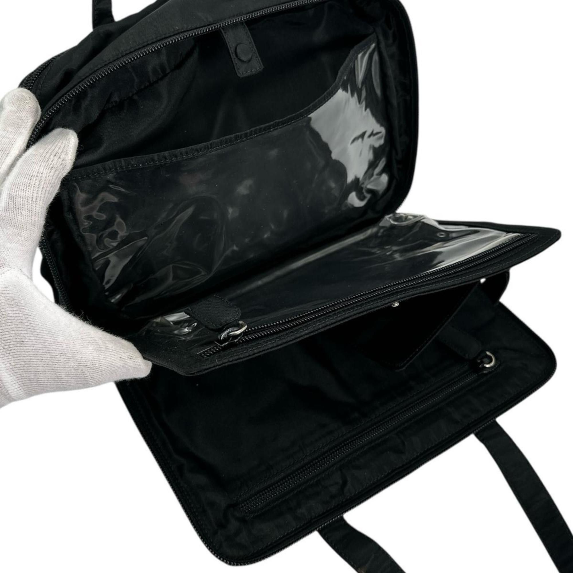 Prada PRADA Handbag Nylon Black Size ONE SIZE - 11 Thumbnail