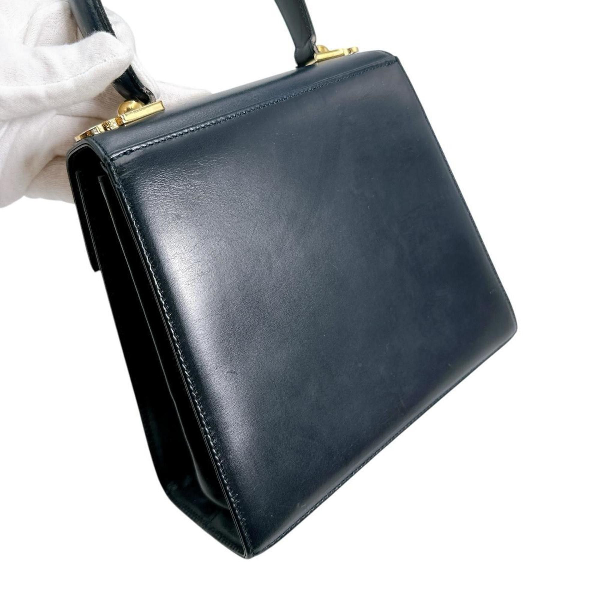 Salvatore Ferragamo Salvatore Ferragamo Handbag 2WAY Bag Shoulder Gancini Leather BX-212193 Black Size ONE SIZE - 8 Thumbnail