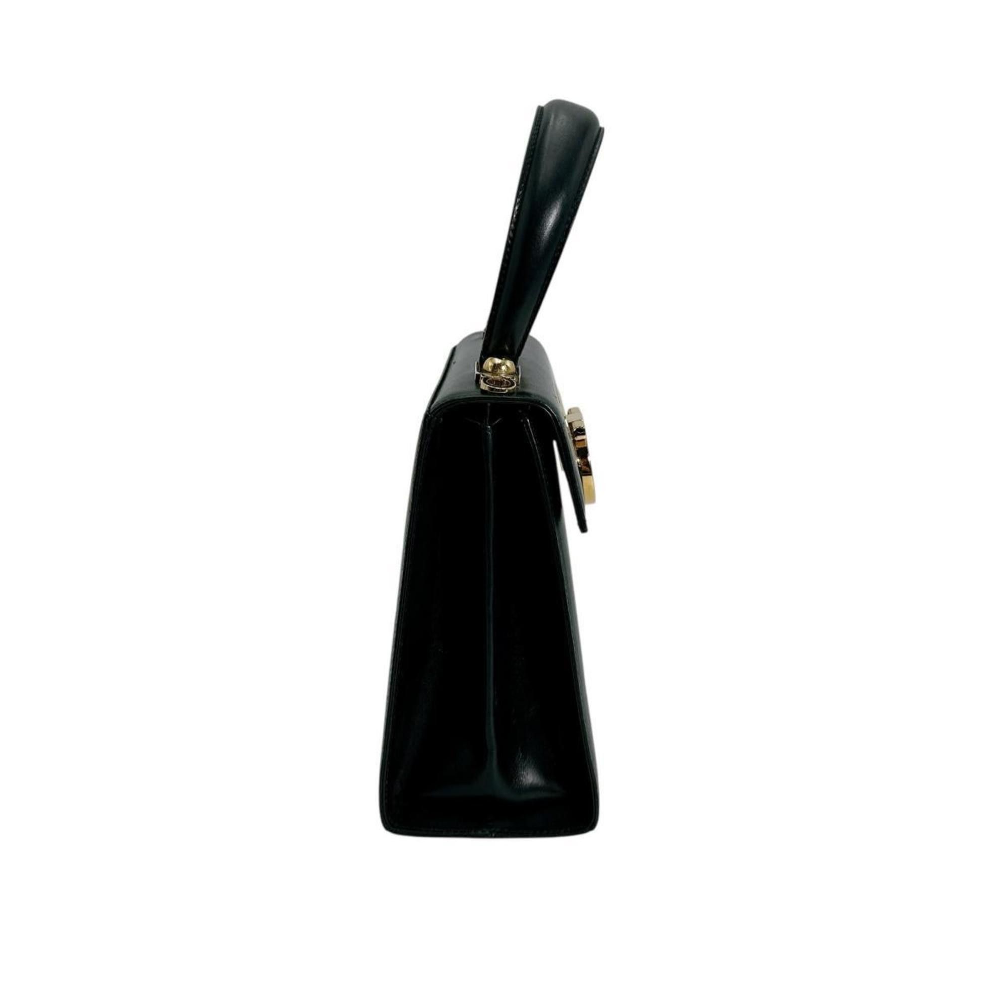 Salvatore Ferragamo Salvatore Ferragamo Handbag 2WAY Bag Shoulder Gancini Leather BX-212193 Black Size ONE SIZE - 3 Thumbnail