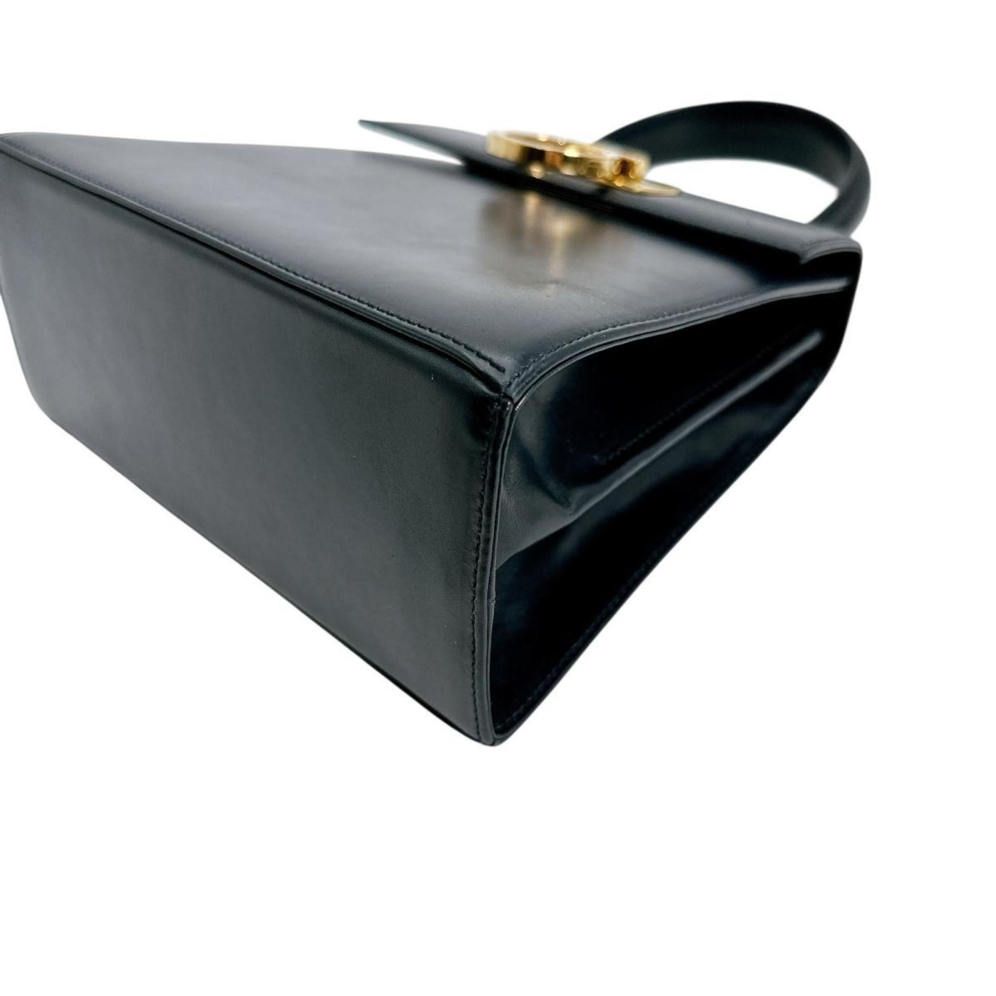 Salvatore Ferragamo Salvatore Ferragamo Handbag 2WAY Bag Shoulder Gancini Leather BX-212193 Black Size ONE SIZE - 6 Thumbnail