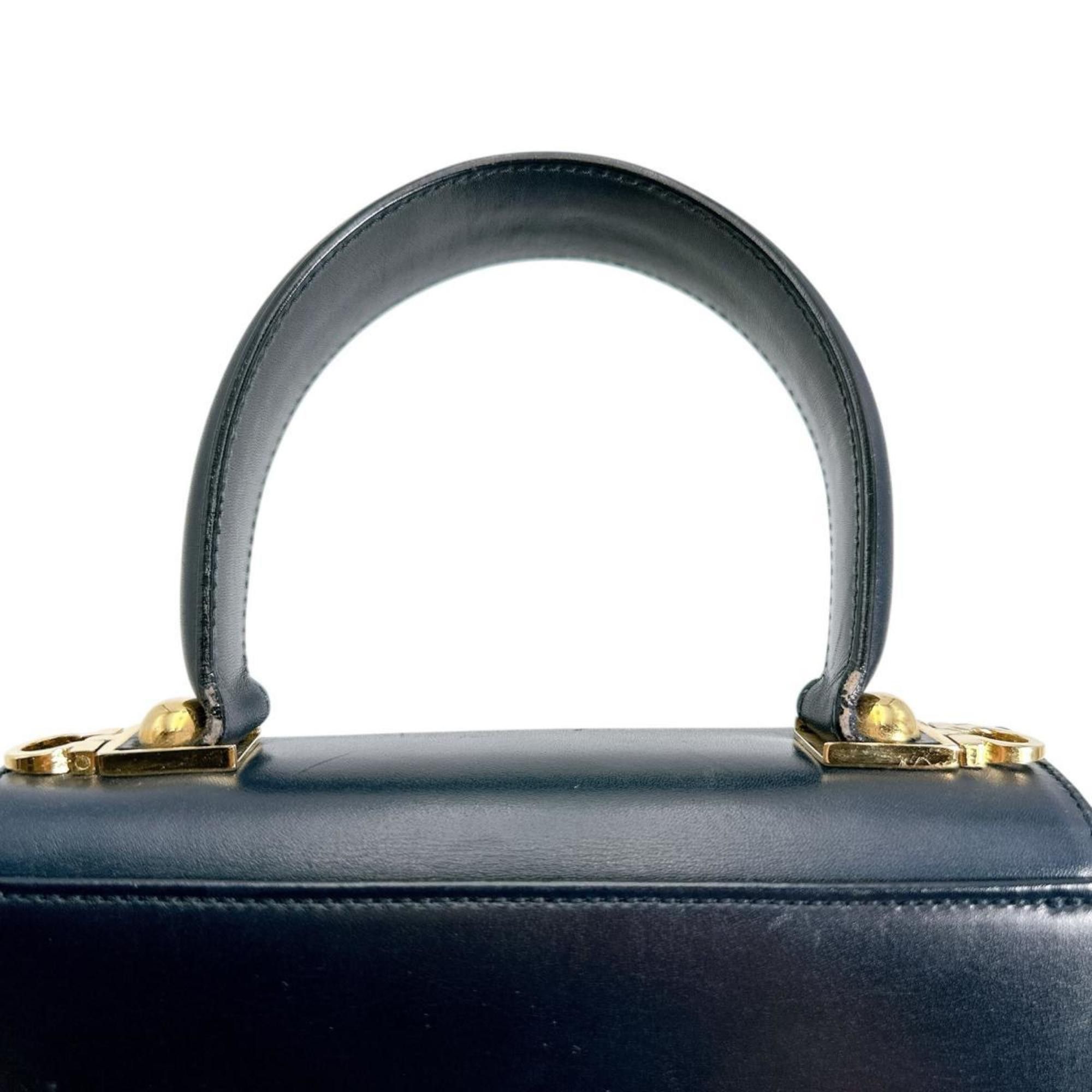 Salvatore Ferragamo Salvatore Ferragamo Handbag 2WAY Bag Shoulder Gancini Leather BX-212193 Black Size ONE SIZE - 13 Thumbnail