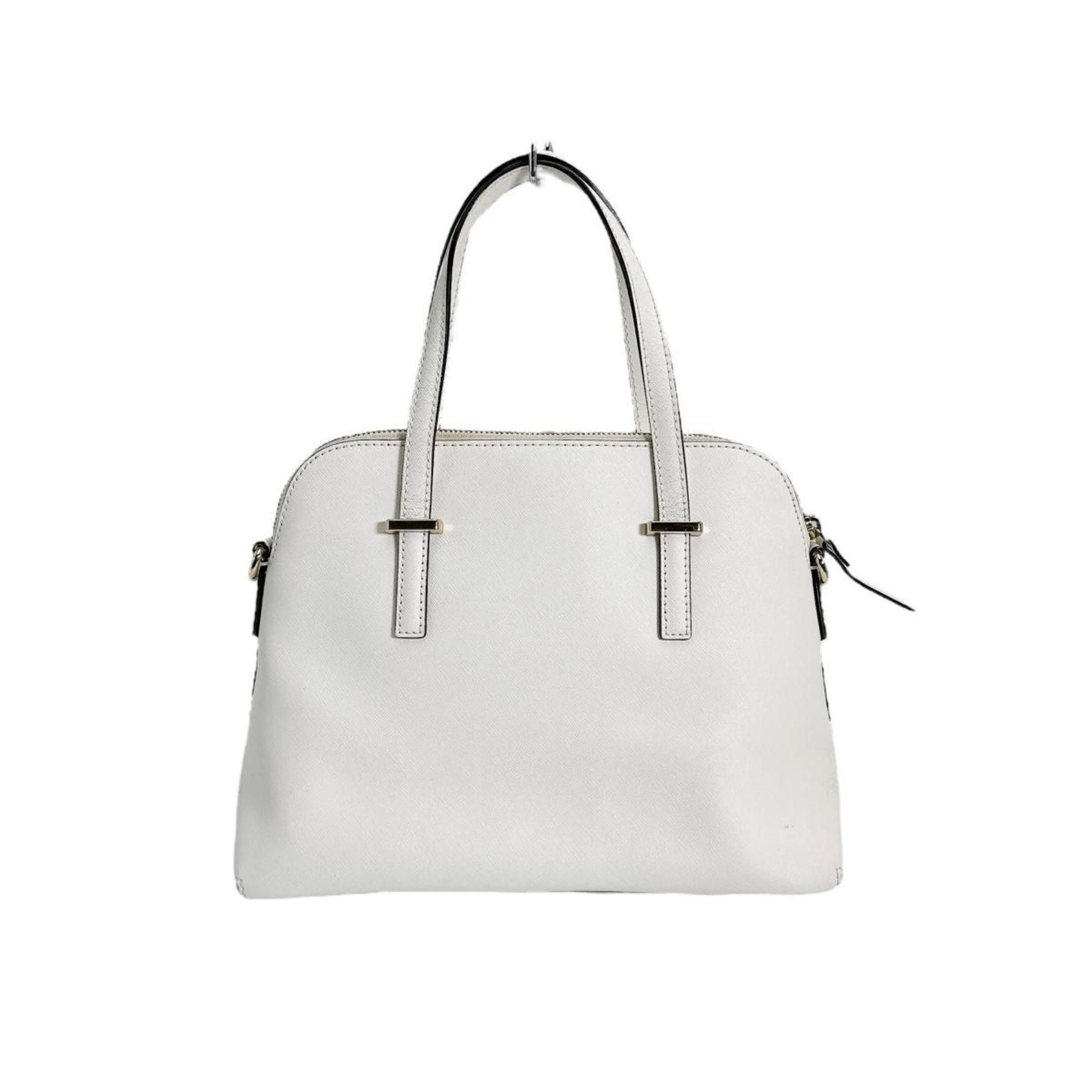 Kate Spade handbag, 2-way bag, shoulder cowhide leather, PXRU4471, white