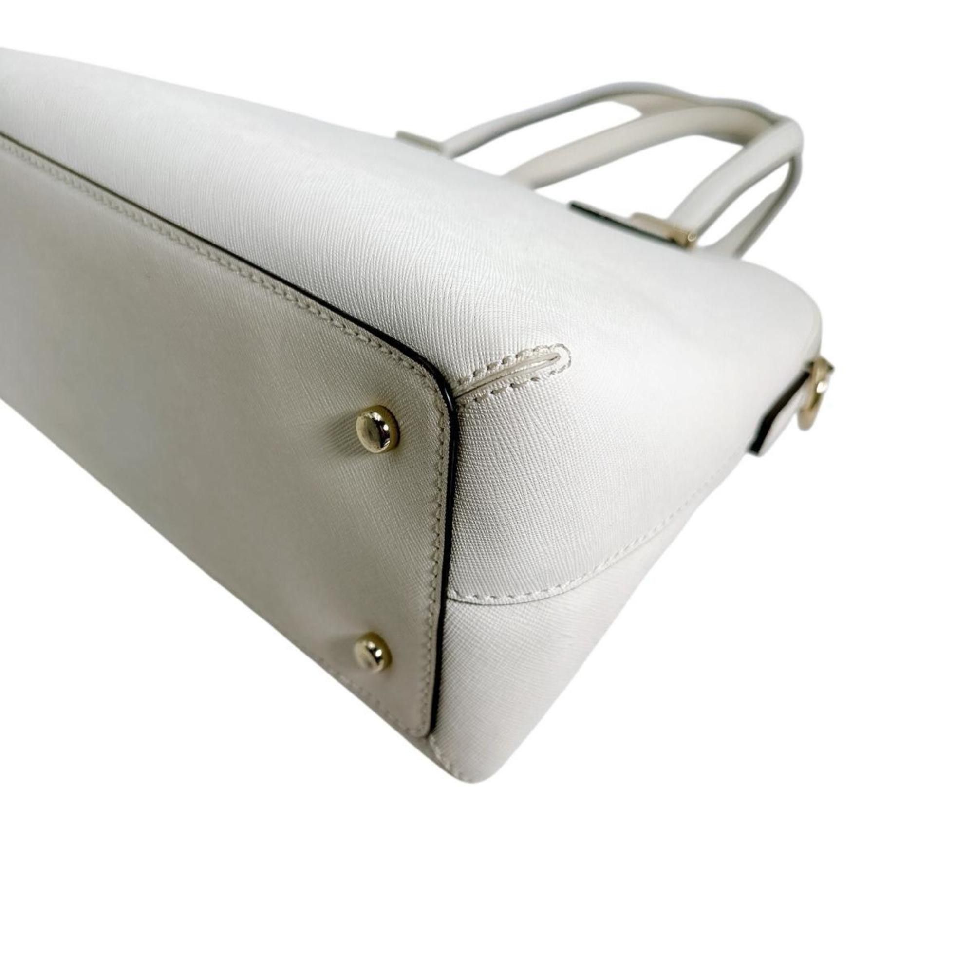 Kate Spade handbag, 2-way bag, shoulder cowhide leather, PXRU4471, white