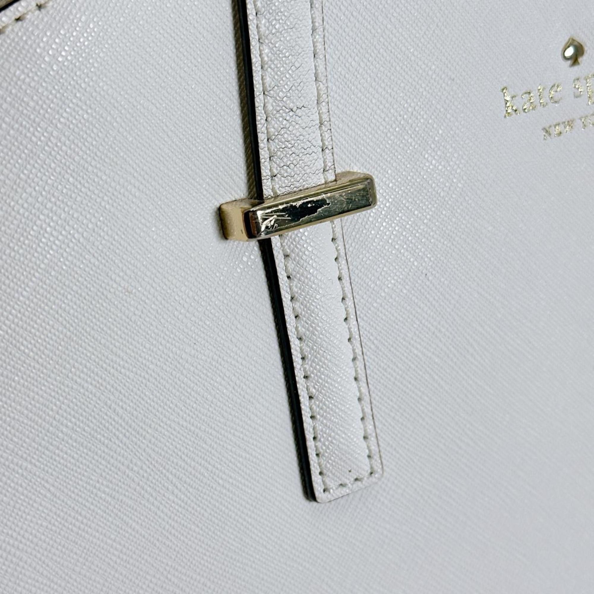 Kate Spade handbag, 2-way bag, shoulder cowhide leather, PXRU4471, white
