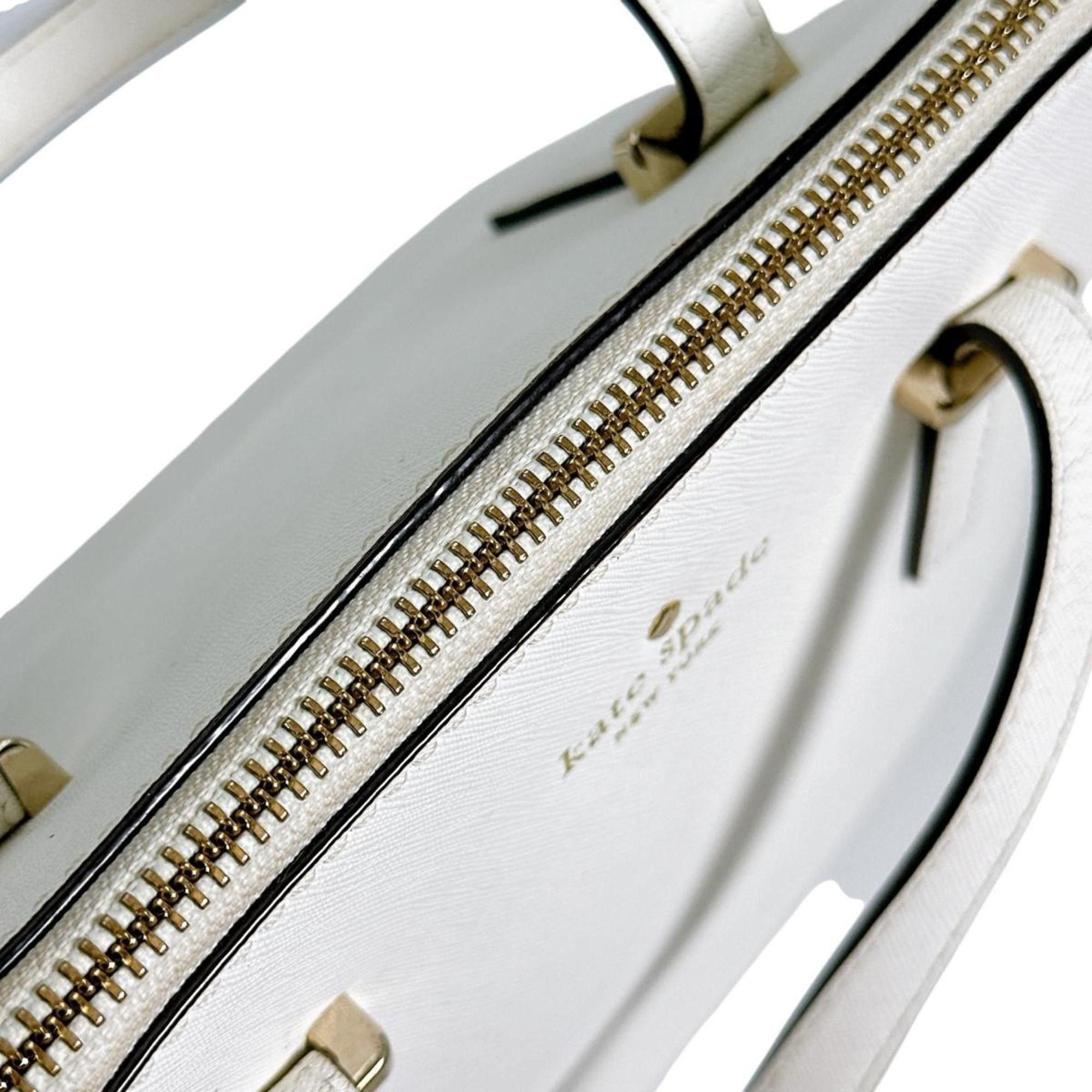 Kate Spade handbag, 2-way bag, shoulder cowhide leather, PXRU4471, white