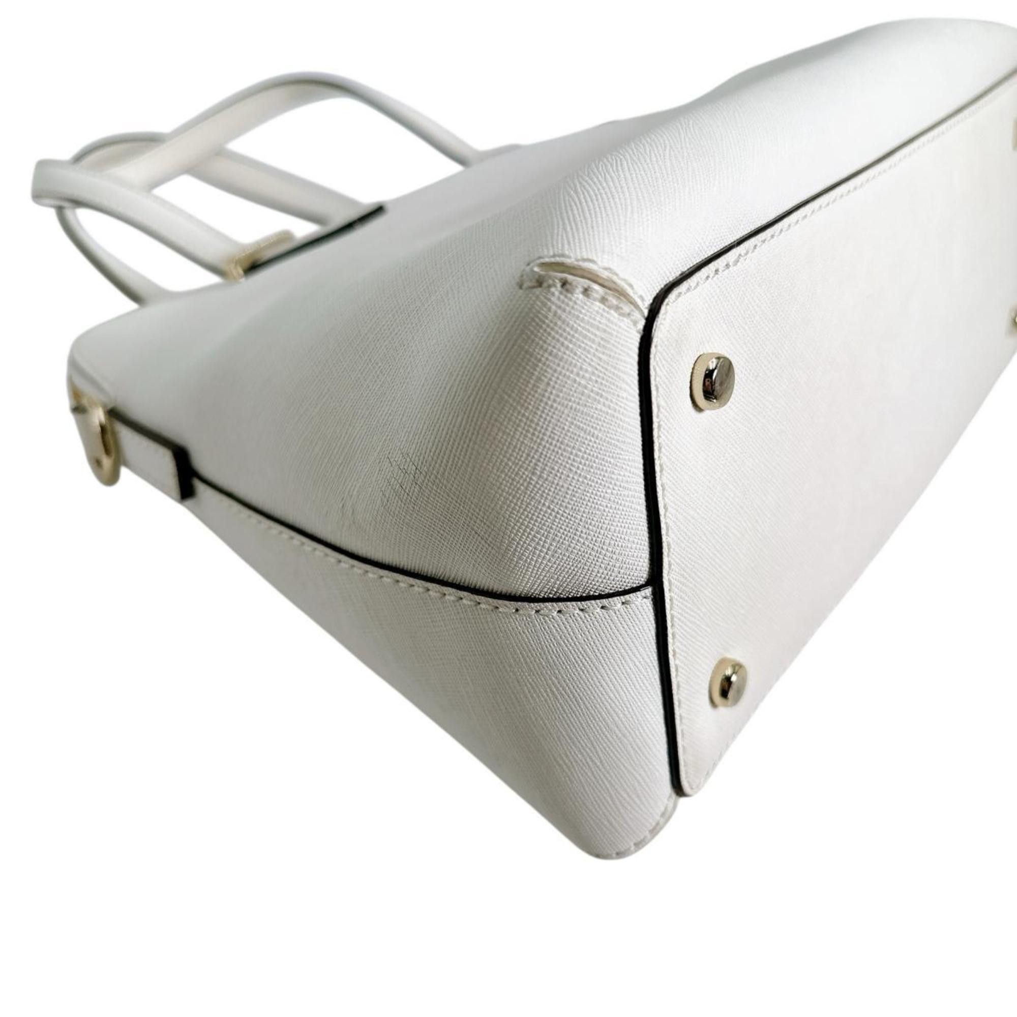 Kate Spade handbag, 2-way bag, shoulder cowhide leather, PXRU4471, white