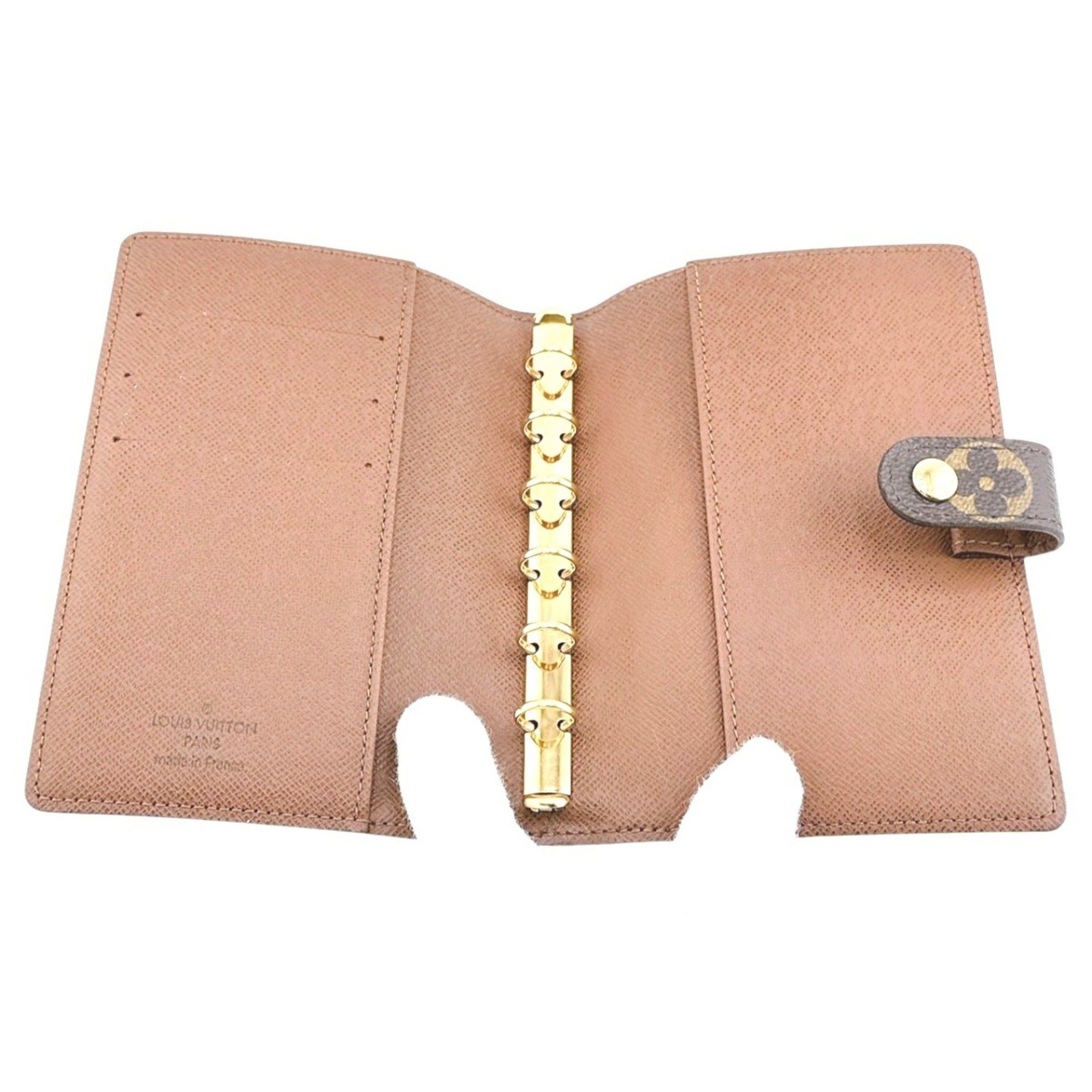 Louis Vuitton Louis Vuitton Notebook Cover Case Monogram Agenda PM Canvas R20005 Brown Size ONE SIZE - 12 Thumbnail