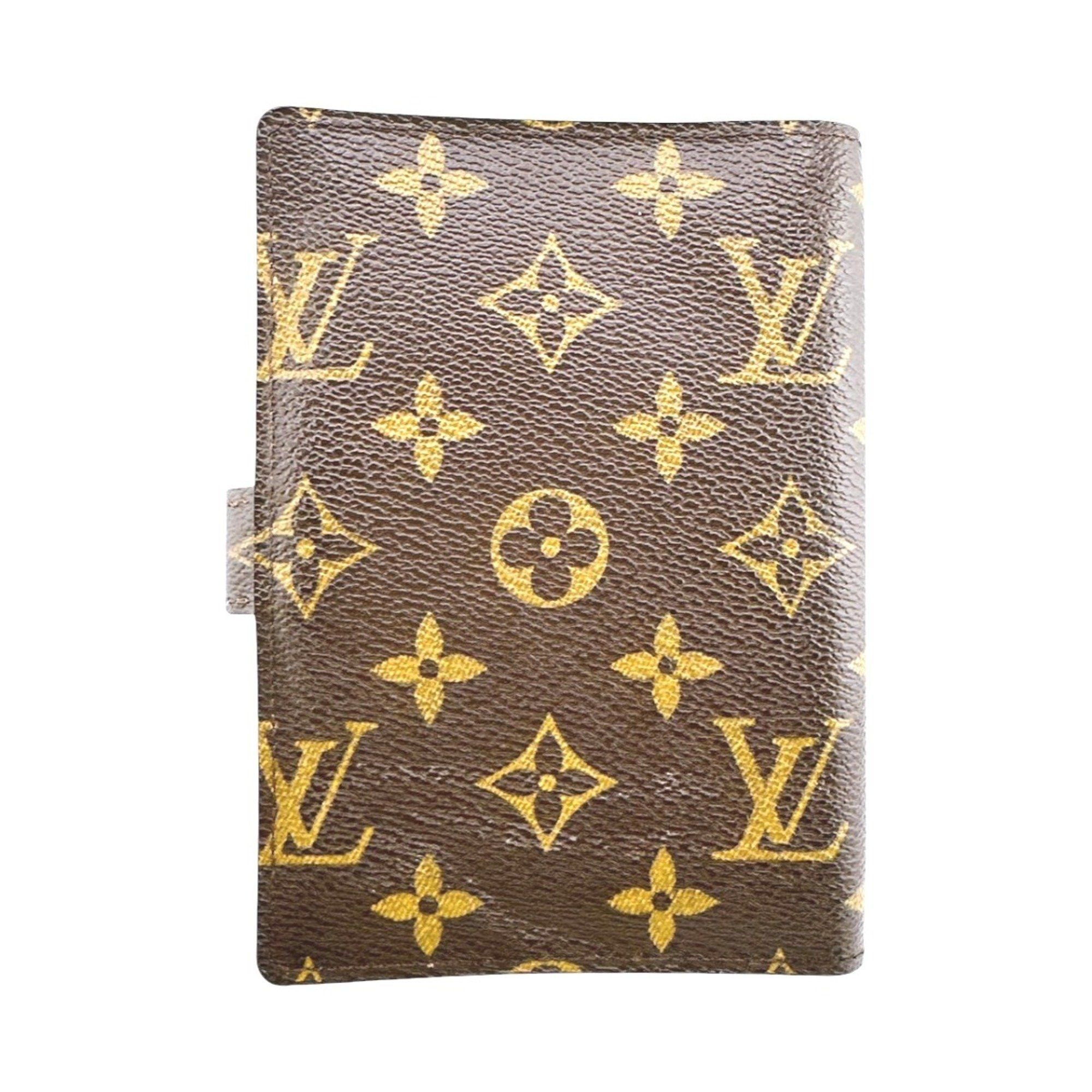 Louis Vuitton Louis Vuitton Notebook Cover Case Monogram Agenda PM Canvas R20005 Brown Size ONE SIZE - 3 Thumbnail