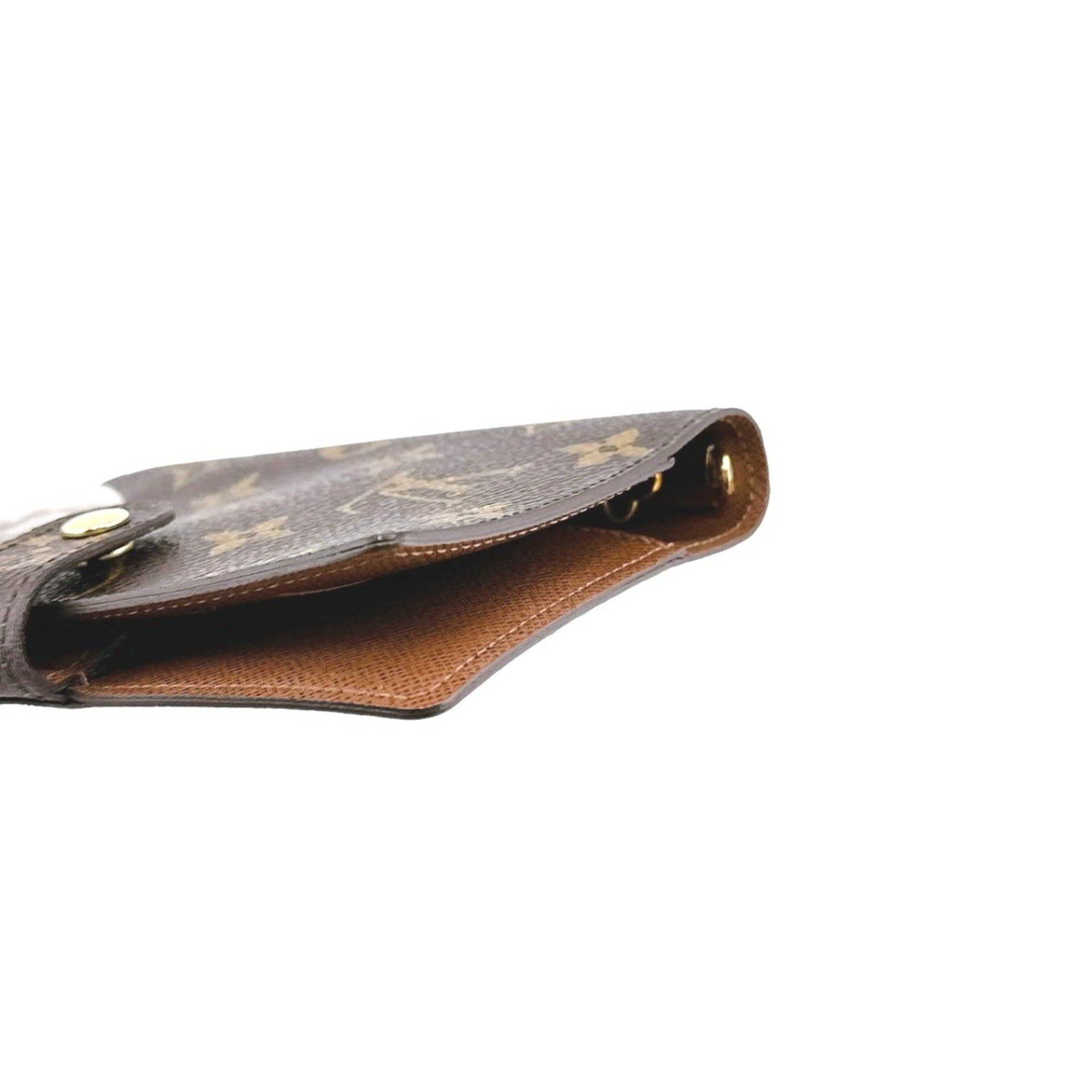 Louis Vuitton Louis Vuitton Notebook Cover Case Monogram Agenda PM Canvas R20005 Brown Size ONE SIZE - 6 Thumbnail