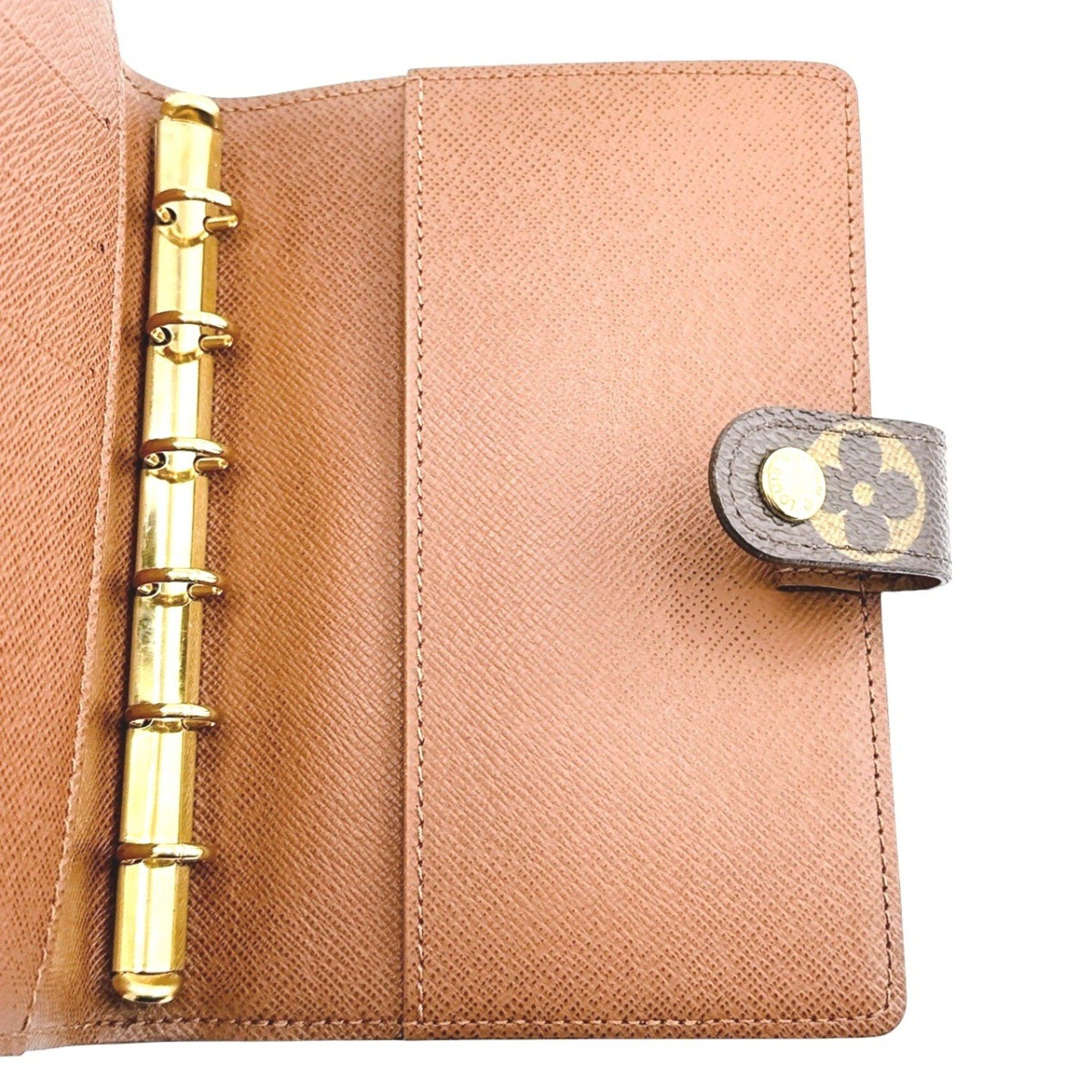 Louis Vuitton Louis Vuitton Notebook Cover Case Monogram Agenda PM Canvas R20005 Brown Size ONE SIZE - 13 Thumbnail