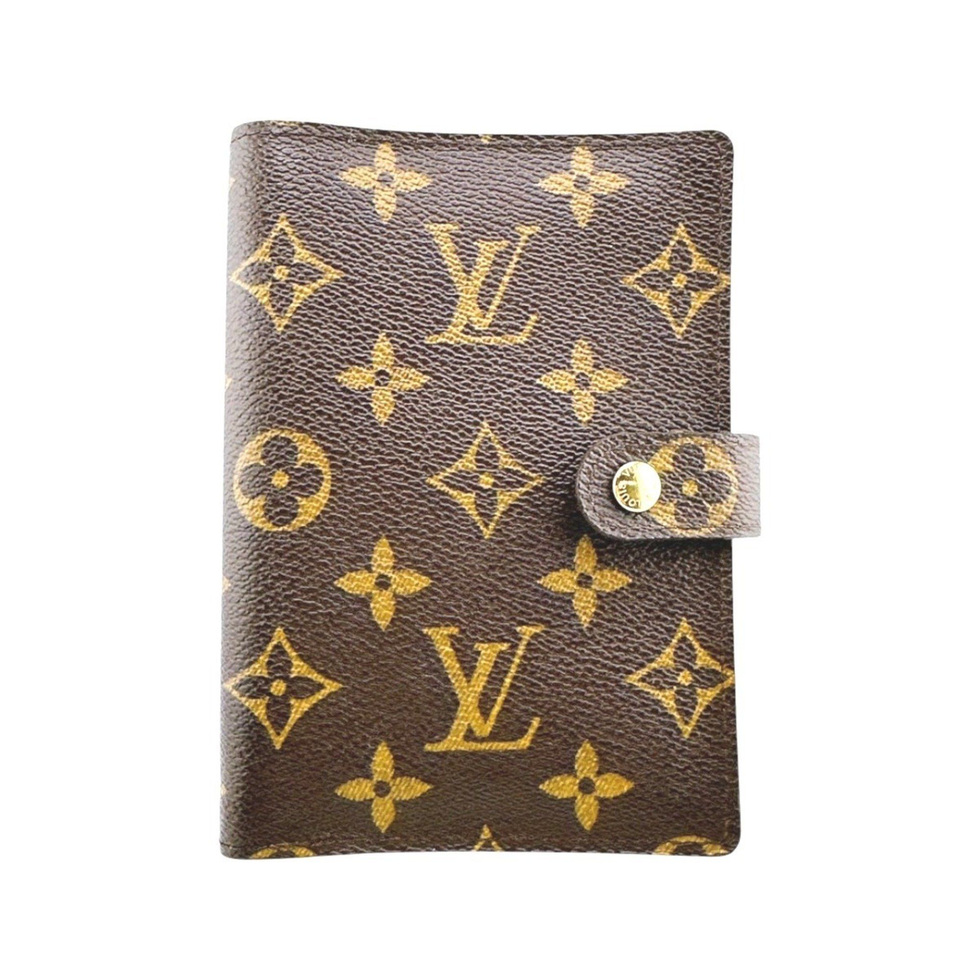 Louis Vuitton Louis Vuitton Notebook Cover Case Monogram Agenda PM Canvas R20005 Brown Size ONE SIZE - 2 Thumbnail