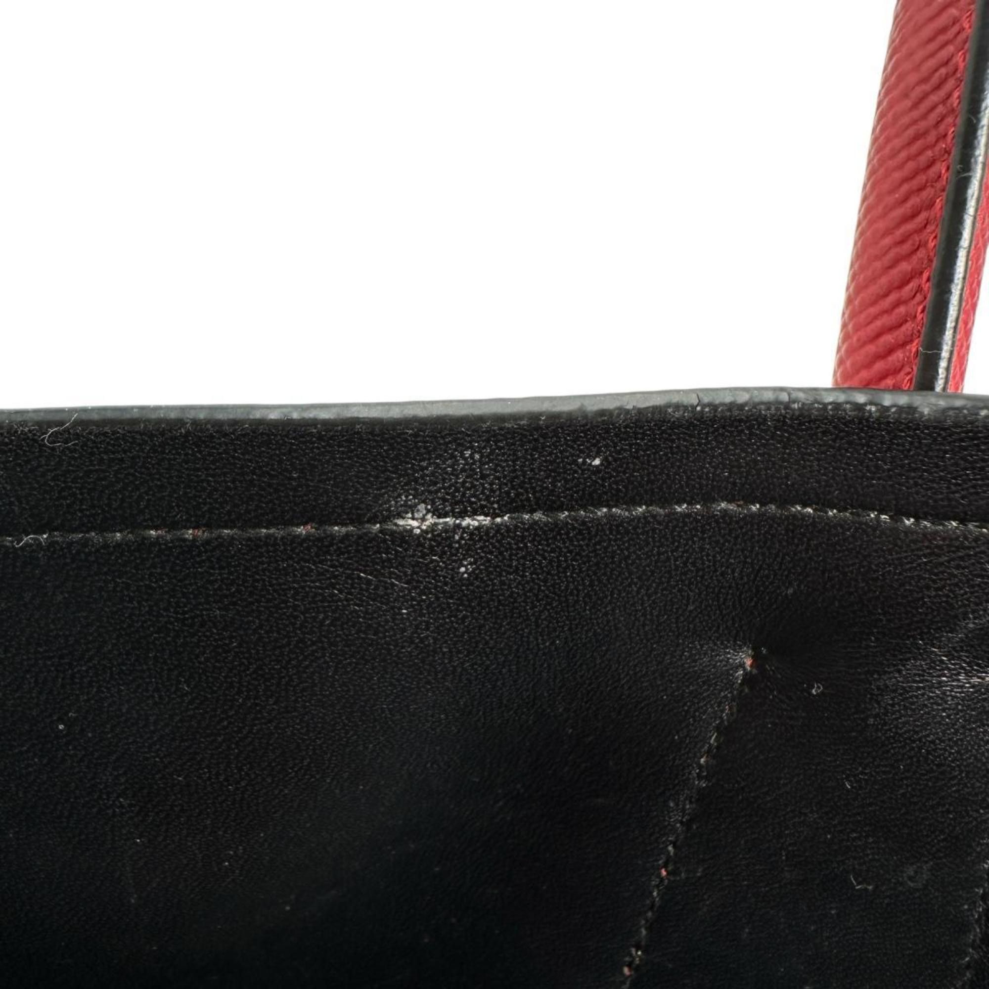 Prada PRADA Handbag Shoulder Bag Saffiano 2way Cowhide Leather BN2775 Red Size ONE SIZE - 16 Thumbnail