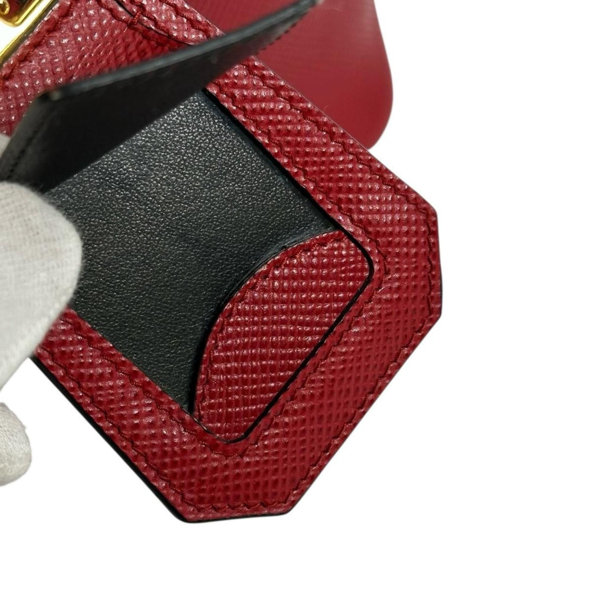 Prada PRADA Handbag Shoulder Bag Saffiano 2way Cowhide Leather BN2775 Red Size ONE SIZE - 17 Thumbnail