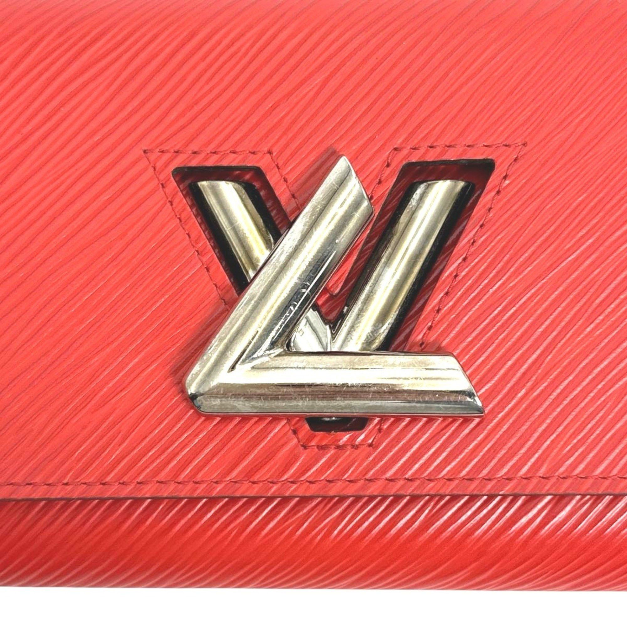 Louis Vuitton Louis Vuitton Long Wallet Epi Twist Leather M61179 Coquelicot Size ONE SIZE - 6 Thumbnail