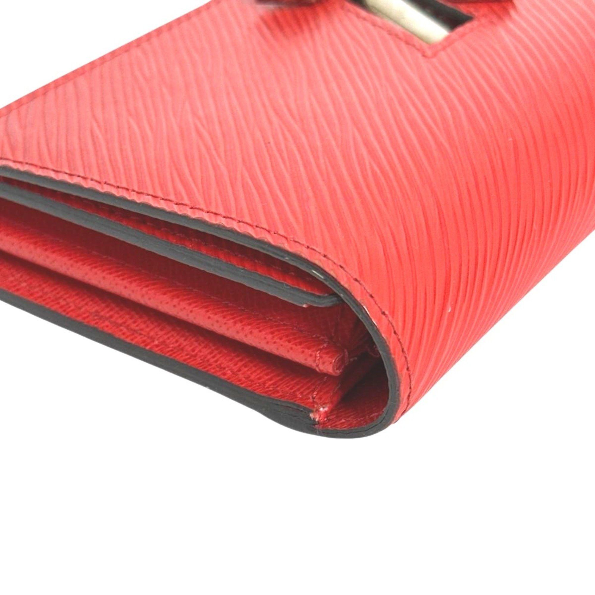 Louis Vuitton Louis Vuitton Long Wallet Epi Twist Leather M61179 Coquelicot Size ONE SIZE - 8 Thumbnail