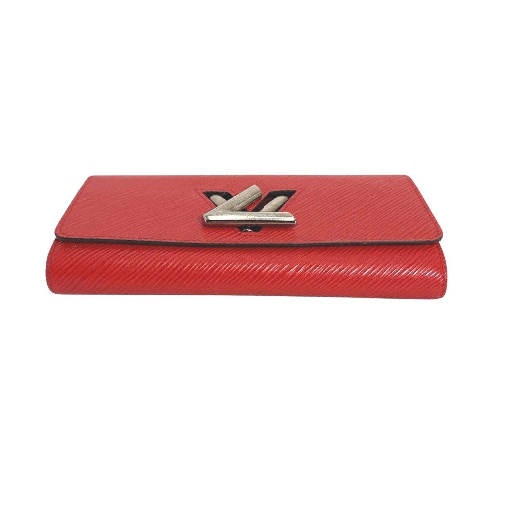 Louis Vuitton Louis Vuitton Long Wallet Epi Twist Leather M61179 Coquelicot Size ONE SIZE - 4 Thumbnail