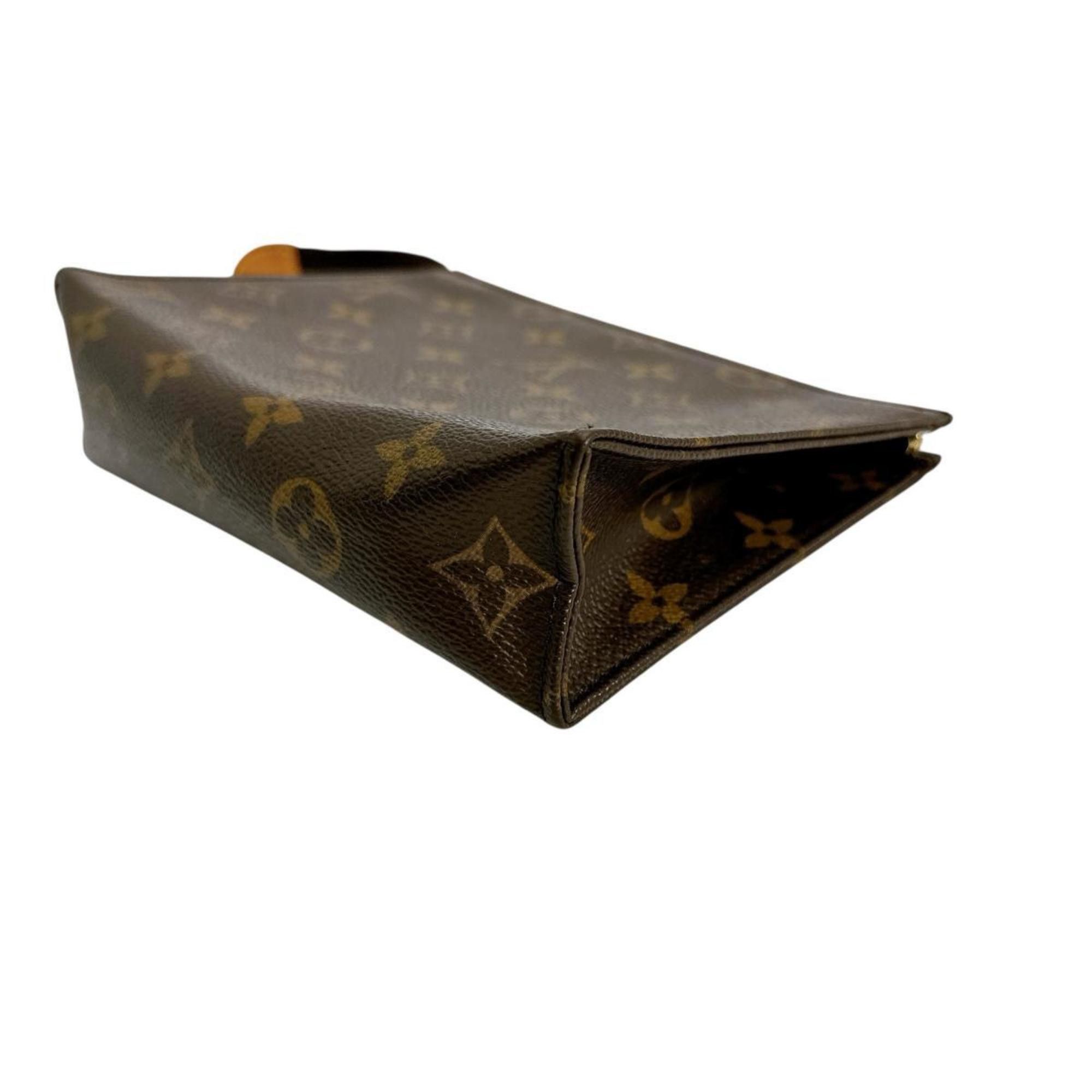 Louis Vuitton Louis Vuitton Pouch Pochette Monogram Toilette 19 Canvas M47544 Brown Size ONE SIZE - 5 Thumbnail