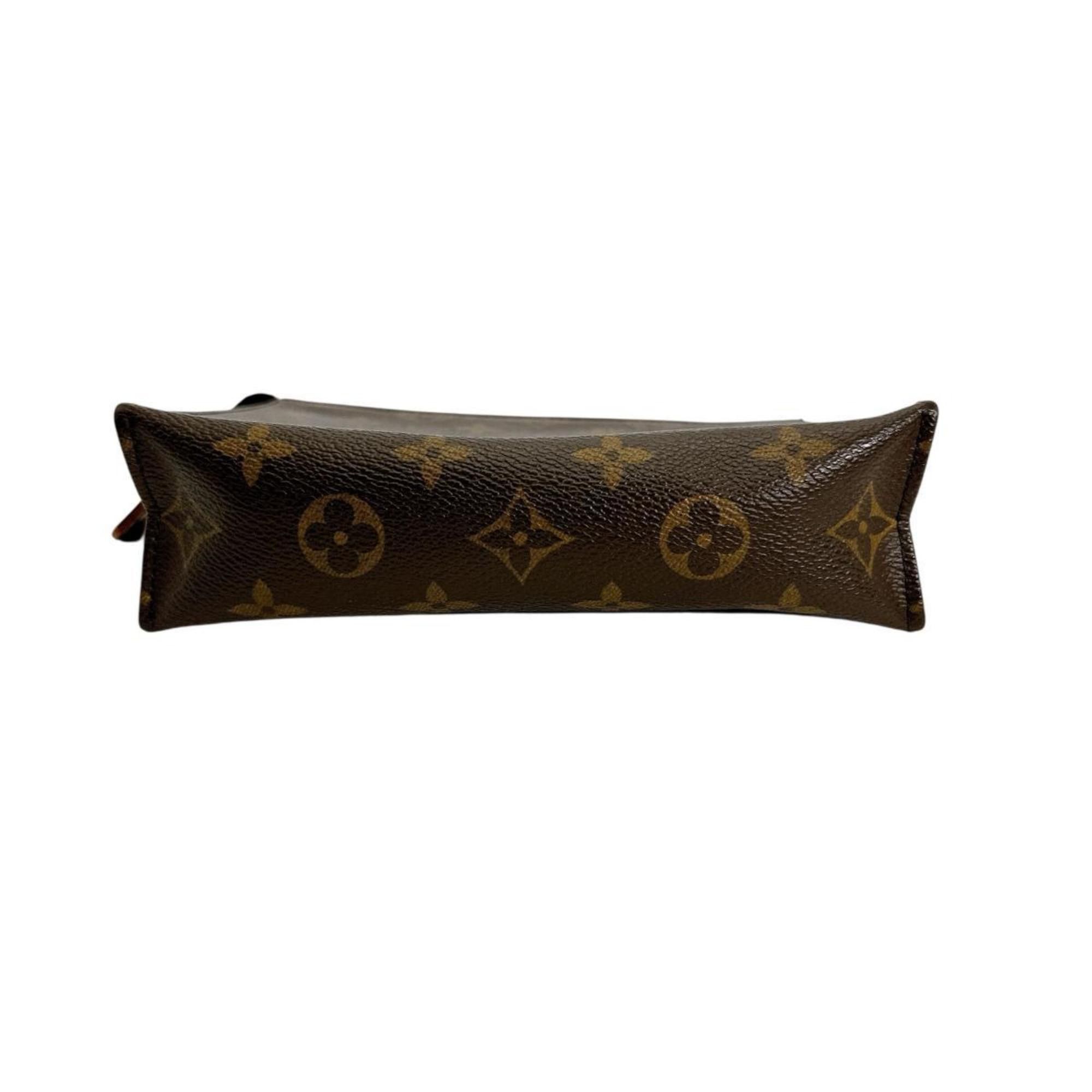 Louis Vuitton Louis Vuitton Pouch Pochette Monogram Toilette 19 Canvas M47544 Brown Size ONE SIZE - 3 Thumbnail