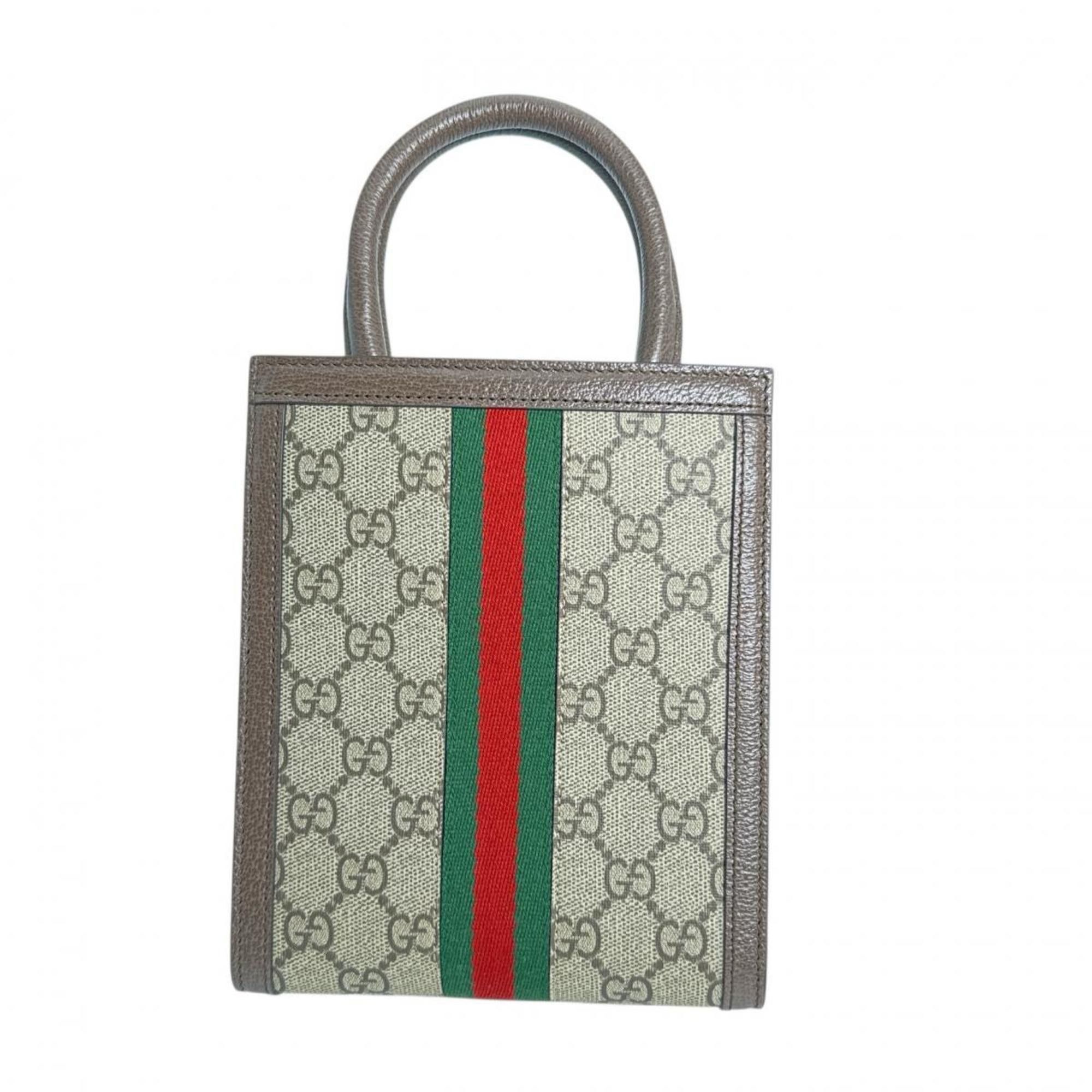Gucci GUCCI Shoulder Bag GG Supreme Ophidia Canvas 772317 Beige Size ONE SIZE - 2 Thumbnail