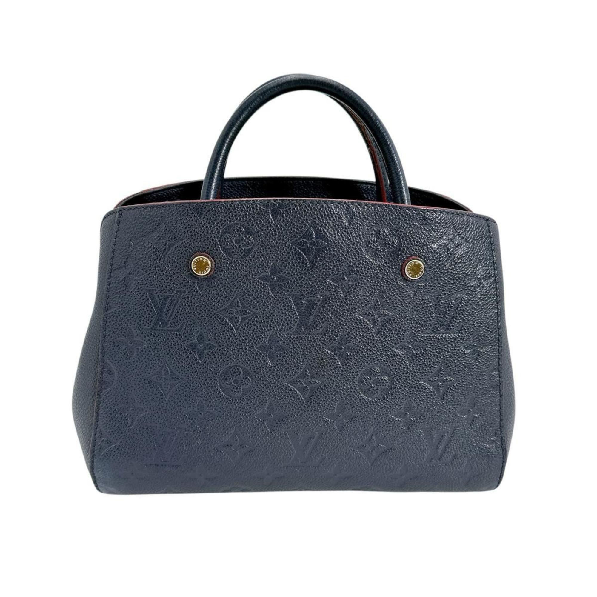 Louis Vuitton Louis Vuitton Shoulder Bag Montaigne BB Empreinte Marine Rouge Monogram M42747 Size ONE SIZE - 3 Thumbnail