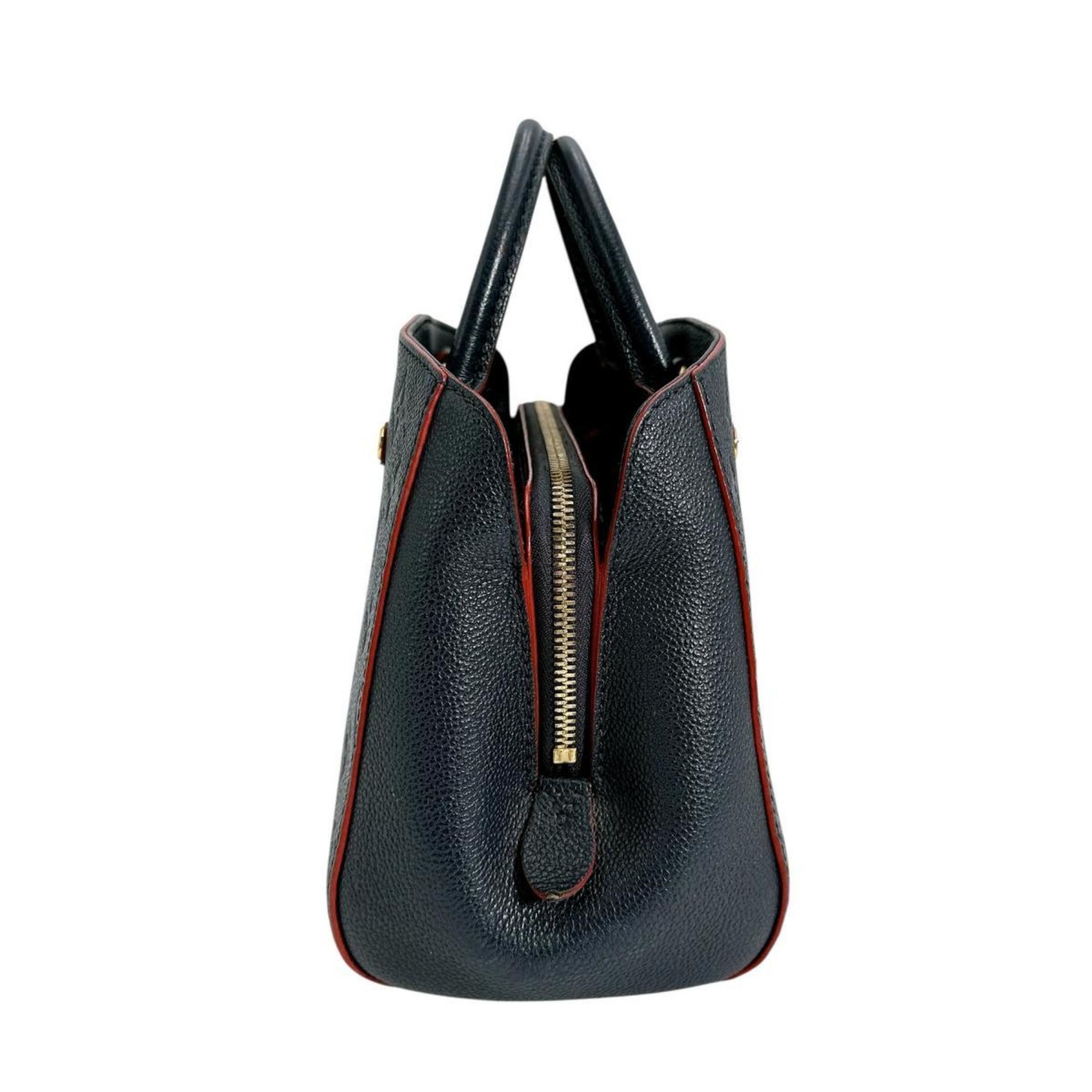 Louis Vuitton Louis Vuitton Shoulder Bag Montaigne BB Empreinte Marine Rouge Monogram M42747 Size ONE SIZE - 4 Thumbnail