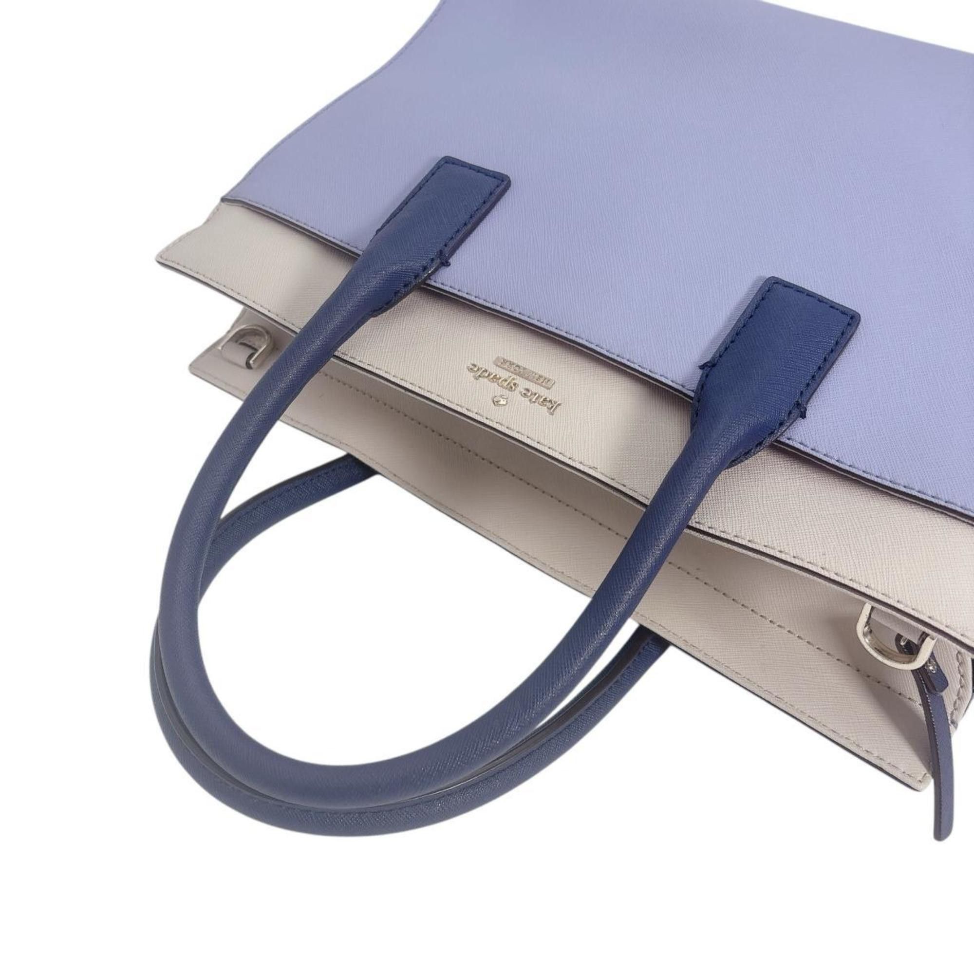 Kate Spade Kate Spade handbag, shoulder bag, 2-way synthetic leather, blue x ivory Size ONE SIZE - 9 Thumbnail