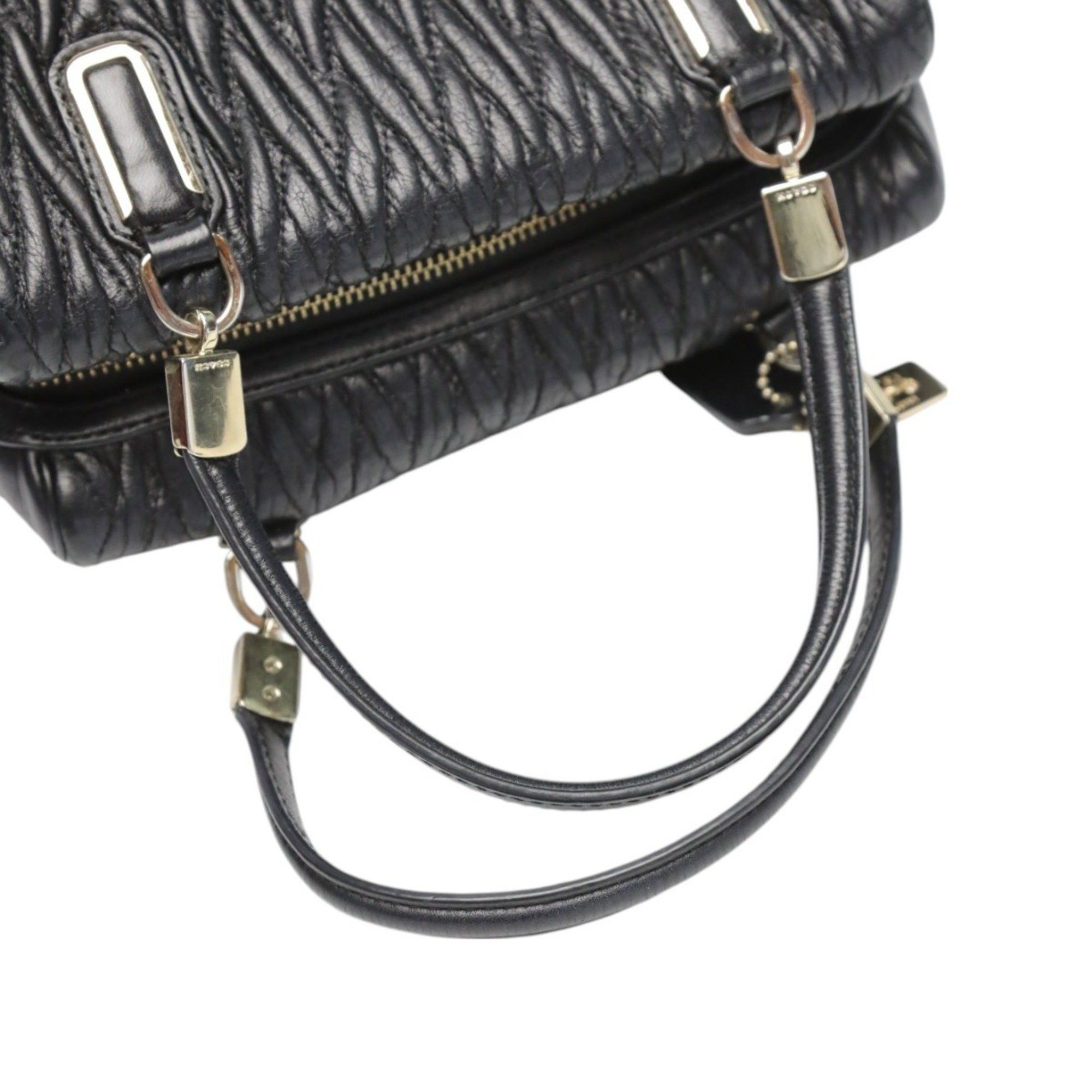 Coach COACH Handbag 2way Shoulder Bag Satchel Madison Leather F49723 Black Size ONE SIZE - 11 Thumbnail