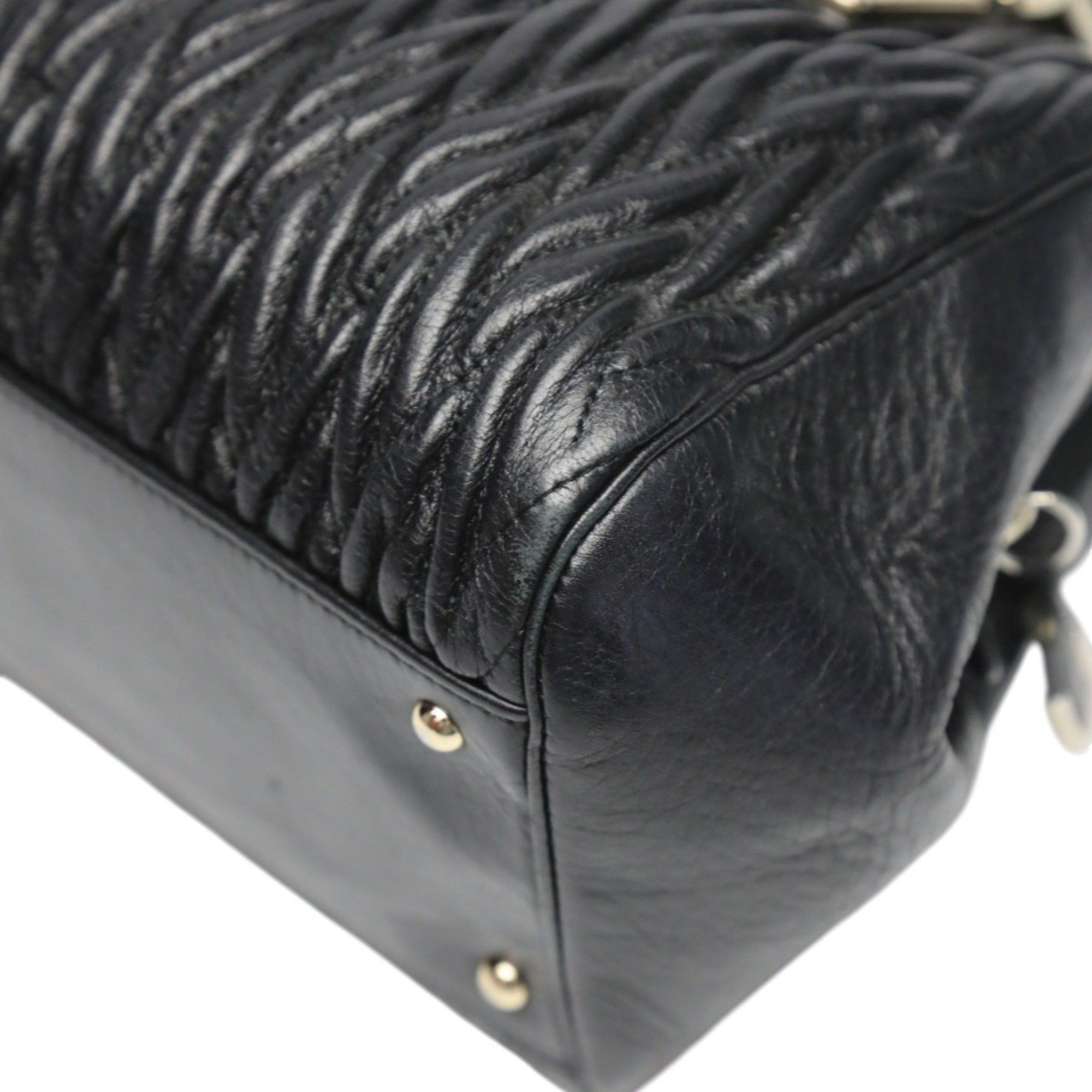 Coach COACH Handbag 2way Shoulder Bag Satchel Madison Leather F49723 Black Size ONE SIZE - 8 Thumbnail
