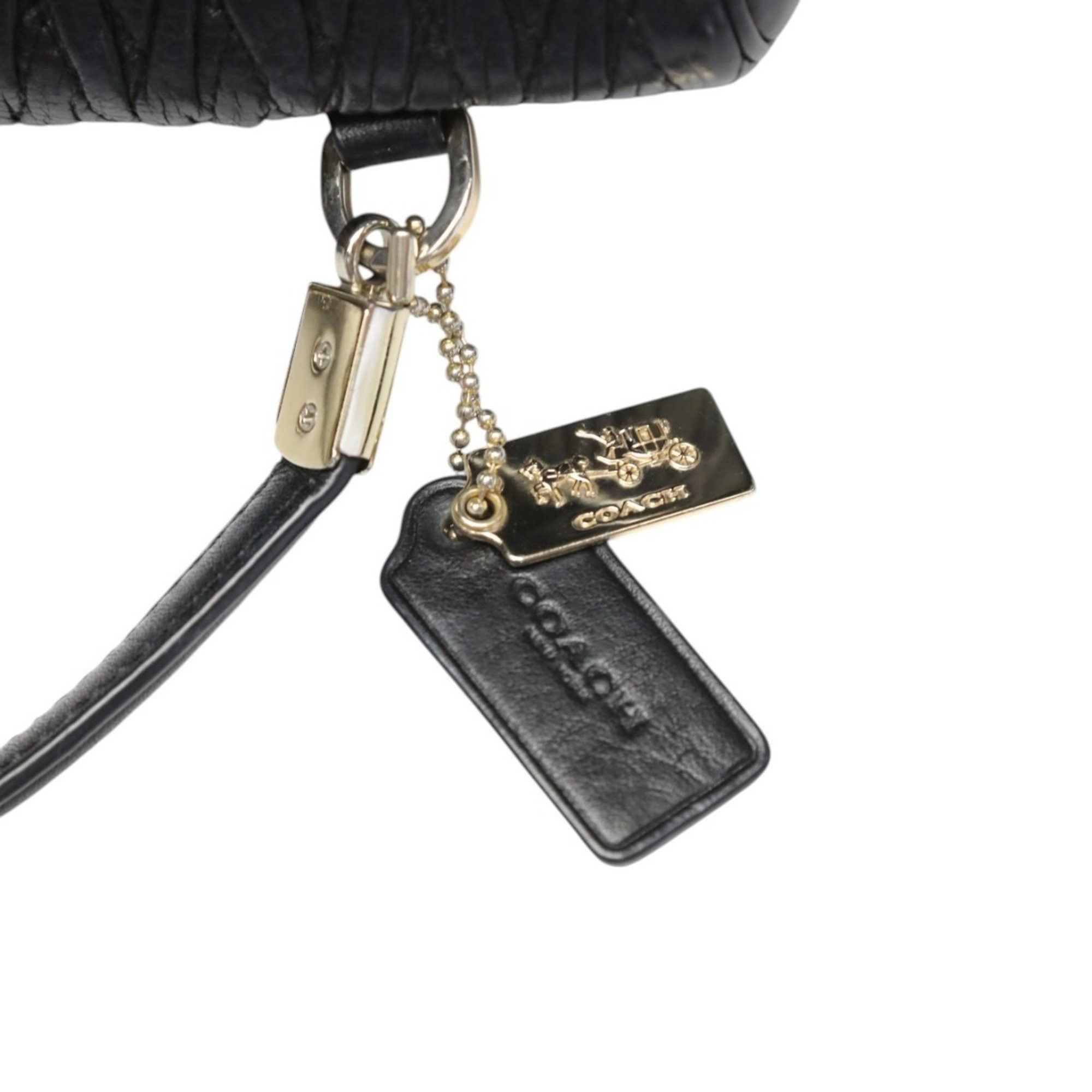 Coach COACH Handbag 2way Shoulder Bag Satchel Madison Leather F49723 Black Size ONE SIZE - 13 Thumbnail