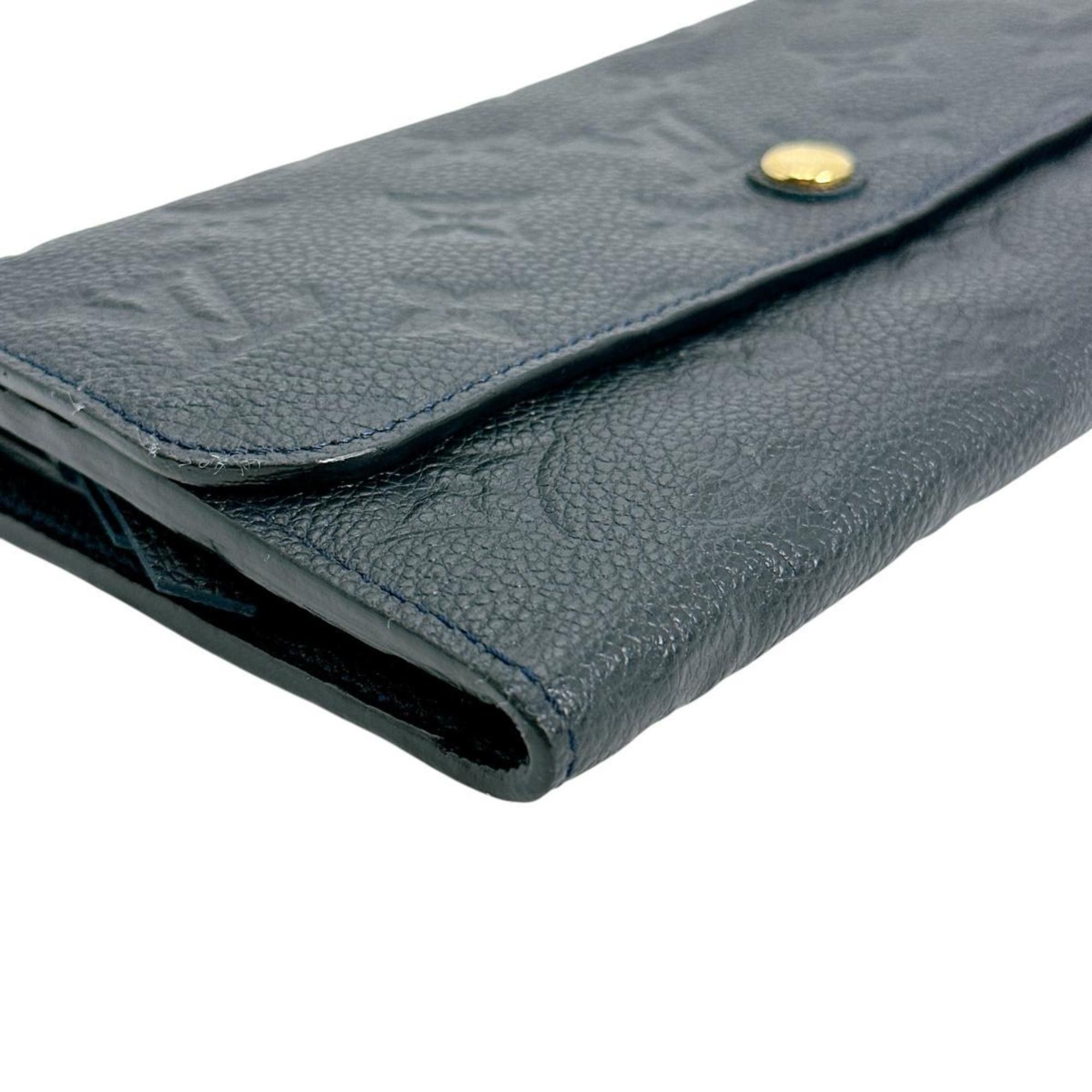 Louis Vuitton Louis Vuitton Long Wallet Tri-fold Monogram Empreinte Leather Portefeuille Virtuose M60258 Infini Size ONE SIZE - 4 Thumbnail