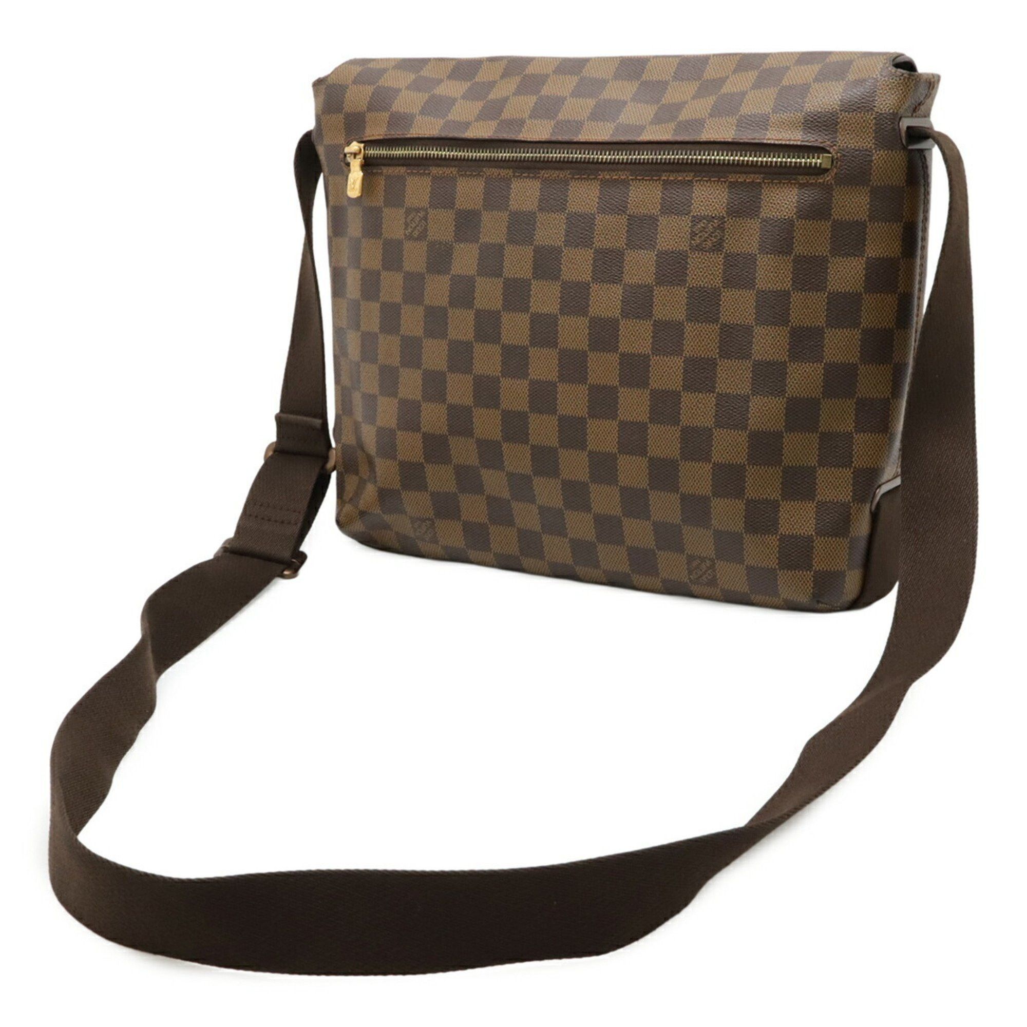 Louis Vuitton LOUIS VUITTON Damier Brooklyn MM Shoulder Bag N51211 Size ONE SIZE - 3 Thumbnail