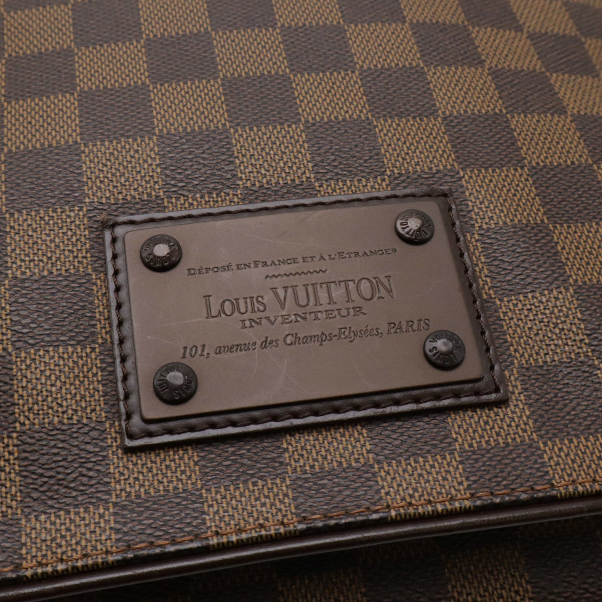 Louis Vuitton LOUIS VUITTON Damier Brooklyn MM Shoulder Bag N51211 Size ONE SIZE - 5 Thumbnail