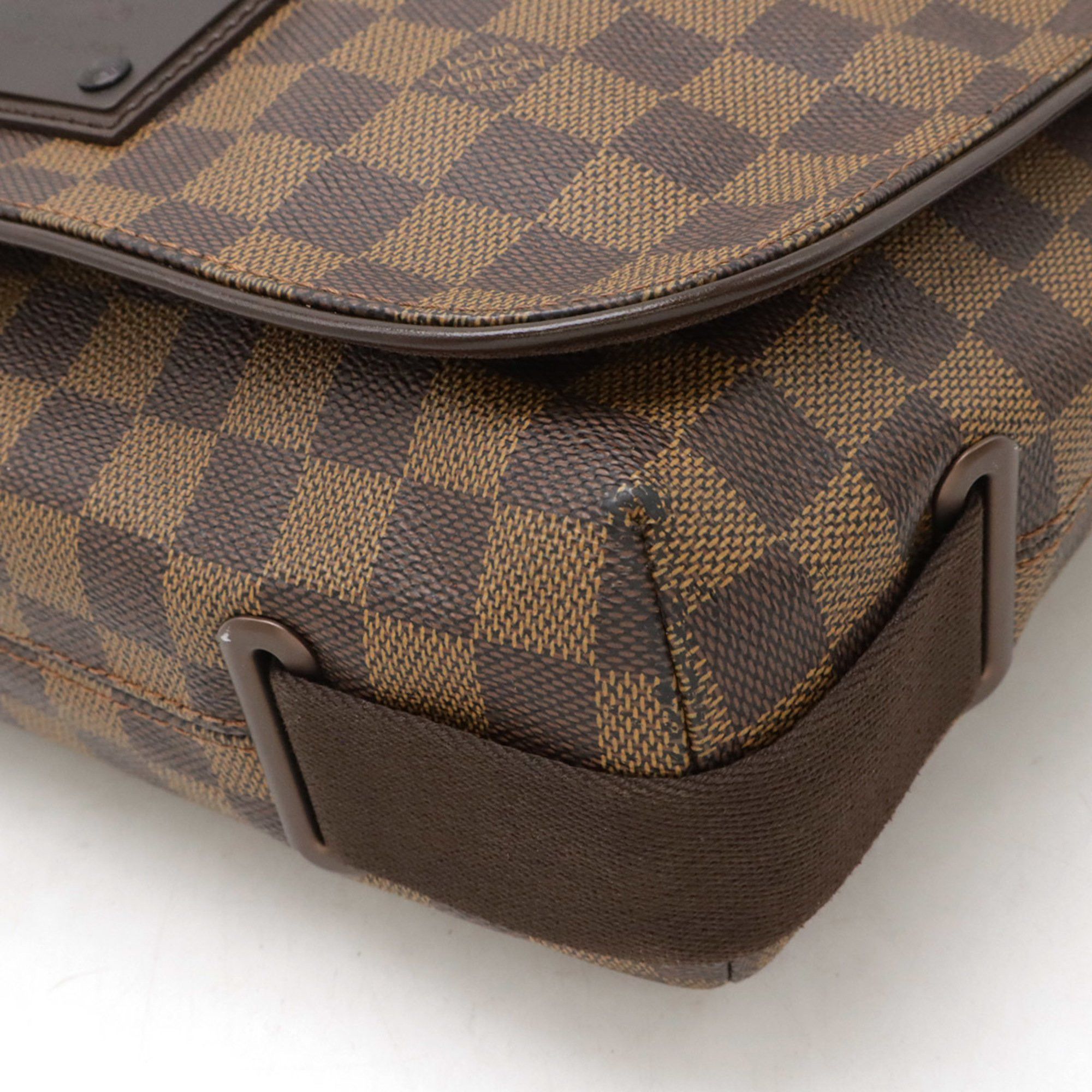 Louis Vuitton LOUIS VUITTON Damier Brooklyn MM Shoulder Bag N51211 Size ONE SIZE - 4 Thumbnail